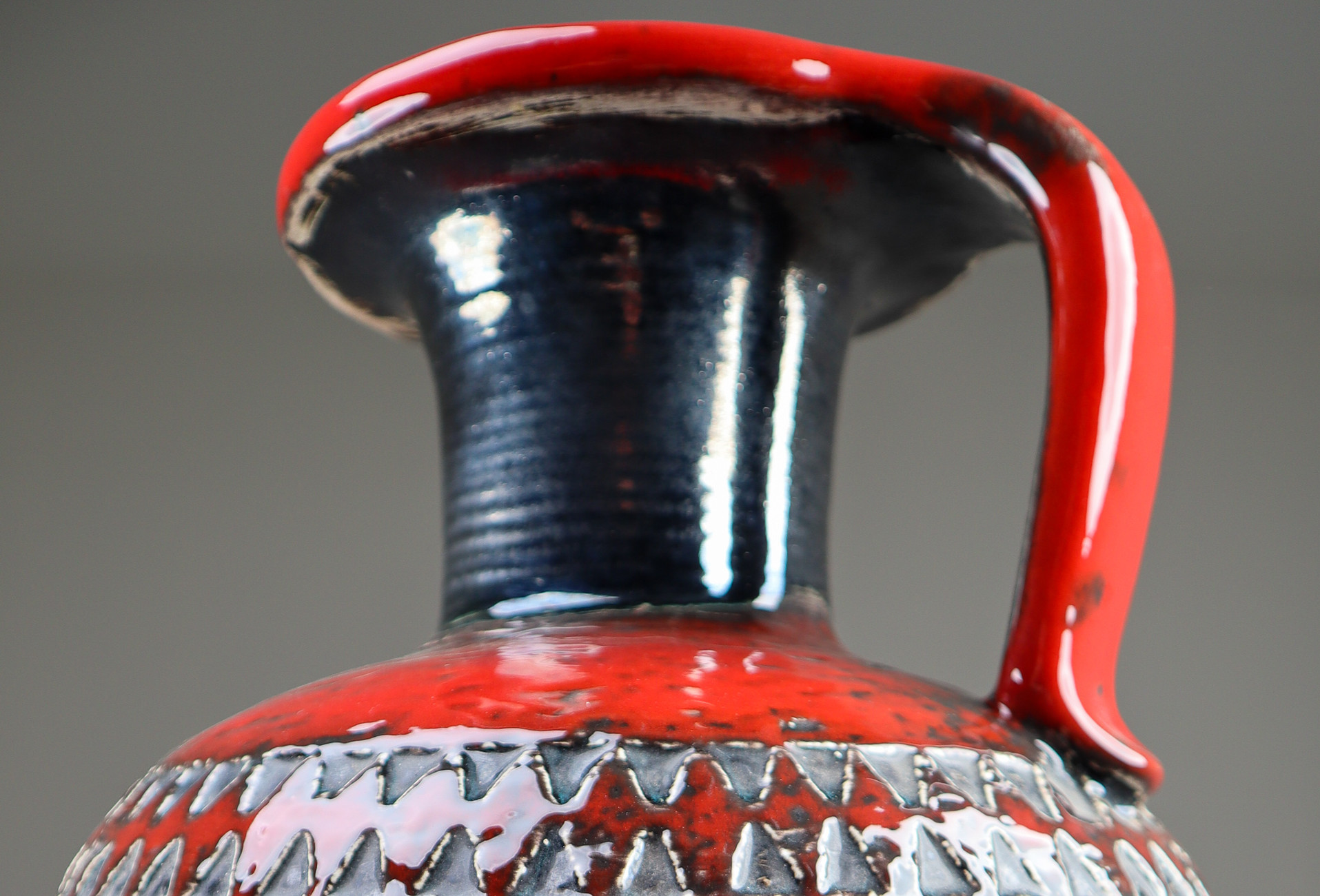 Large Mid-Century Modern Ceramic Vase Or Vessel Austria Mid-20th century