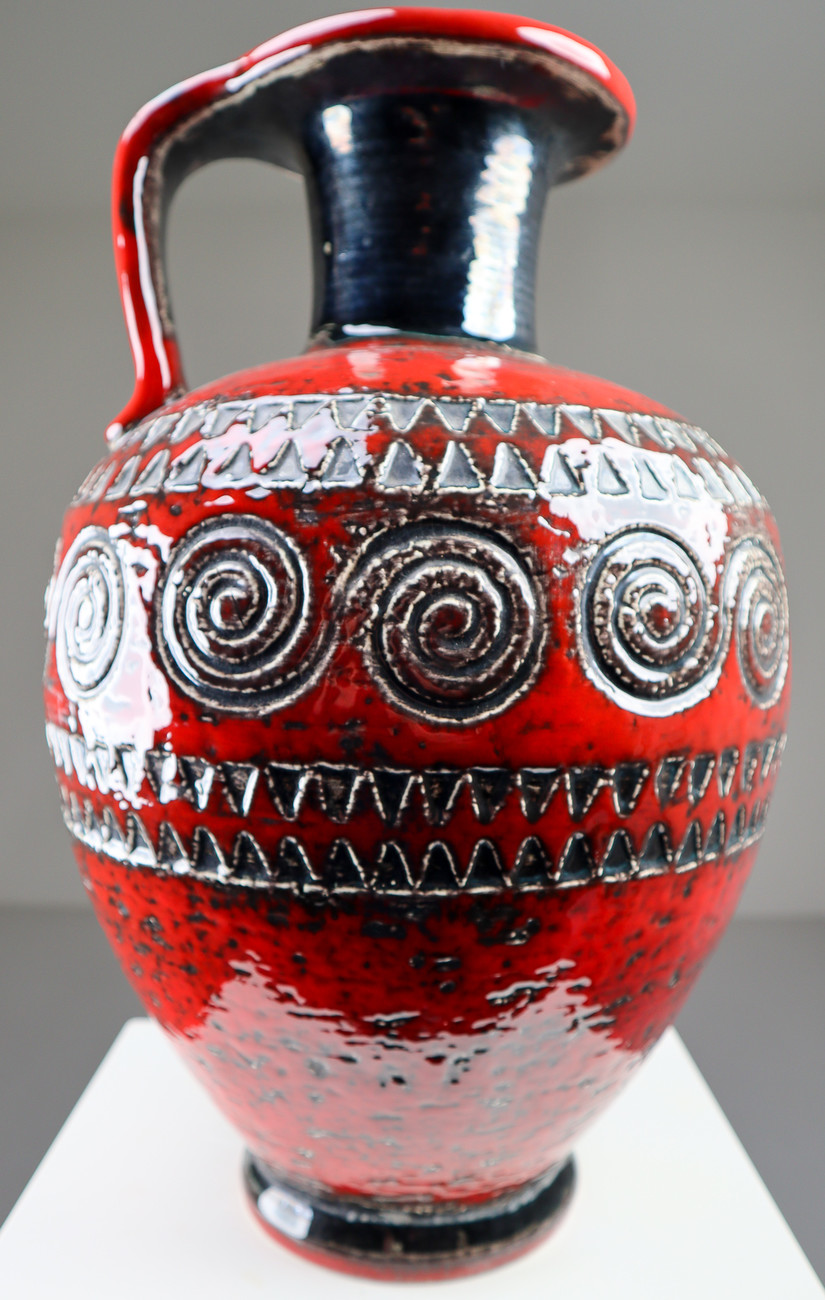 Large Mid-Century Modern Ceramic Vase Or Vessel Austria Mid-20th century