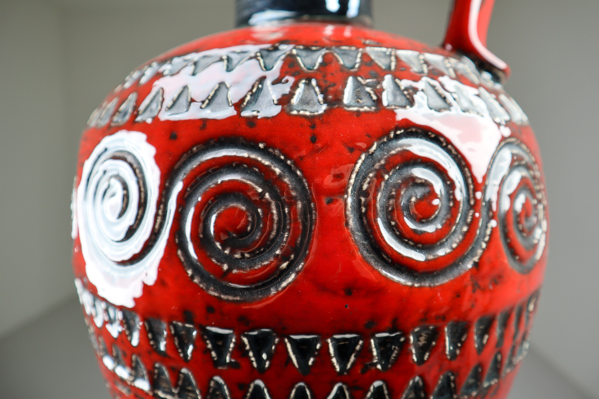 Large Mid-Century Modern Ceramic Vase Or Vessel Austria Mid-20th century