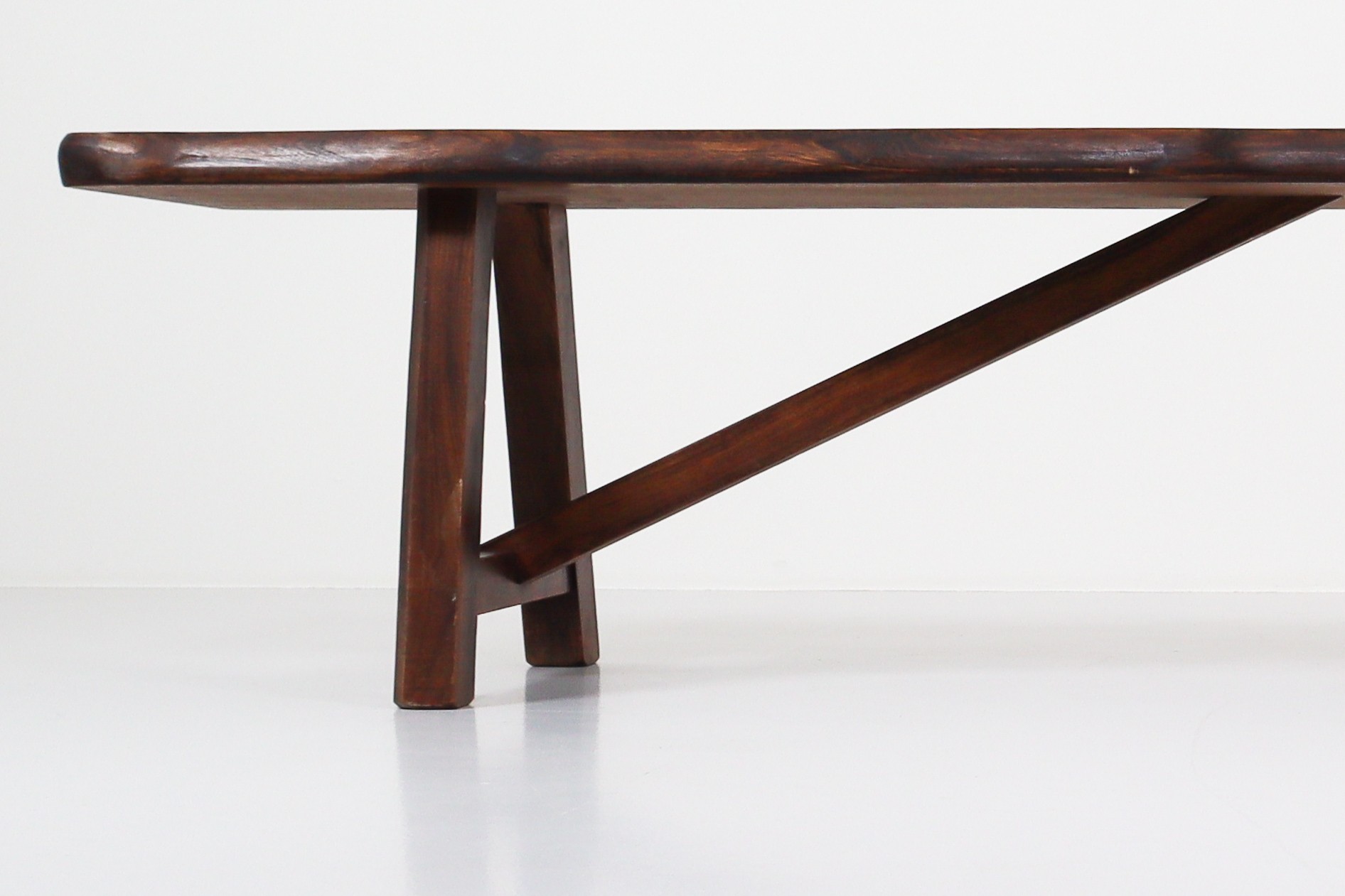  Large Sculptural Bench by Olavi Hänninen for Mikko Nupponen, Finland, 1950s Mid-20th century
