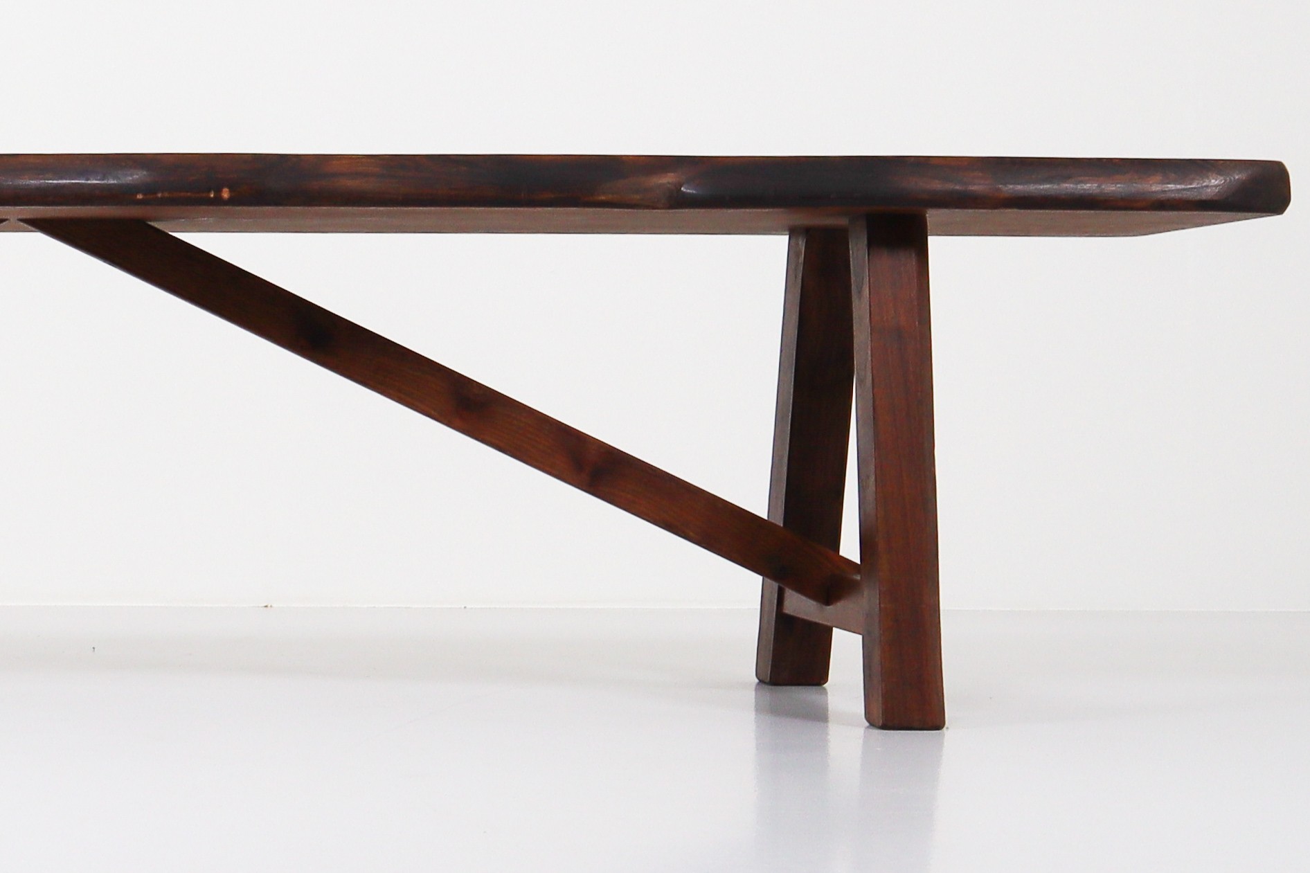  Large Sculptural Bench by Olavi Hänninen for Mikko Nupponen, Finland, 1950s Mid-20th century