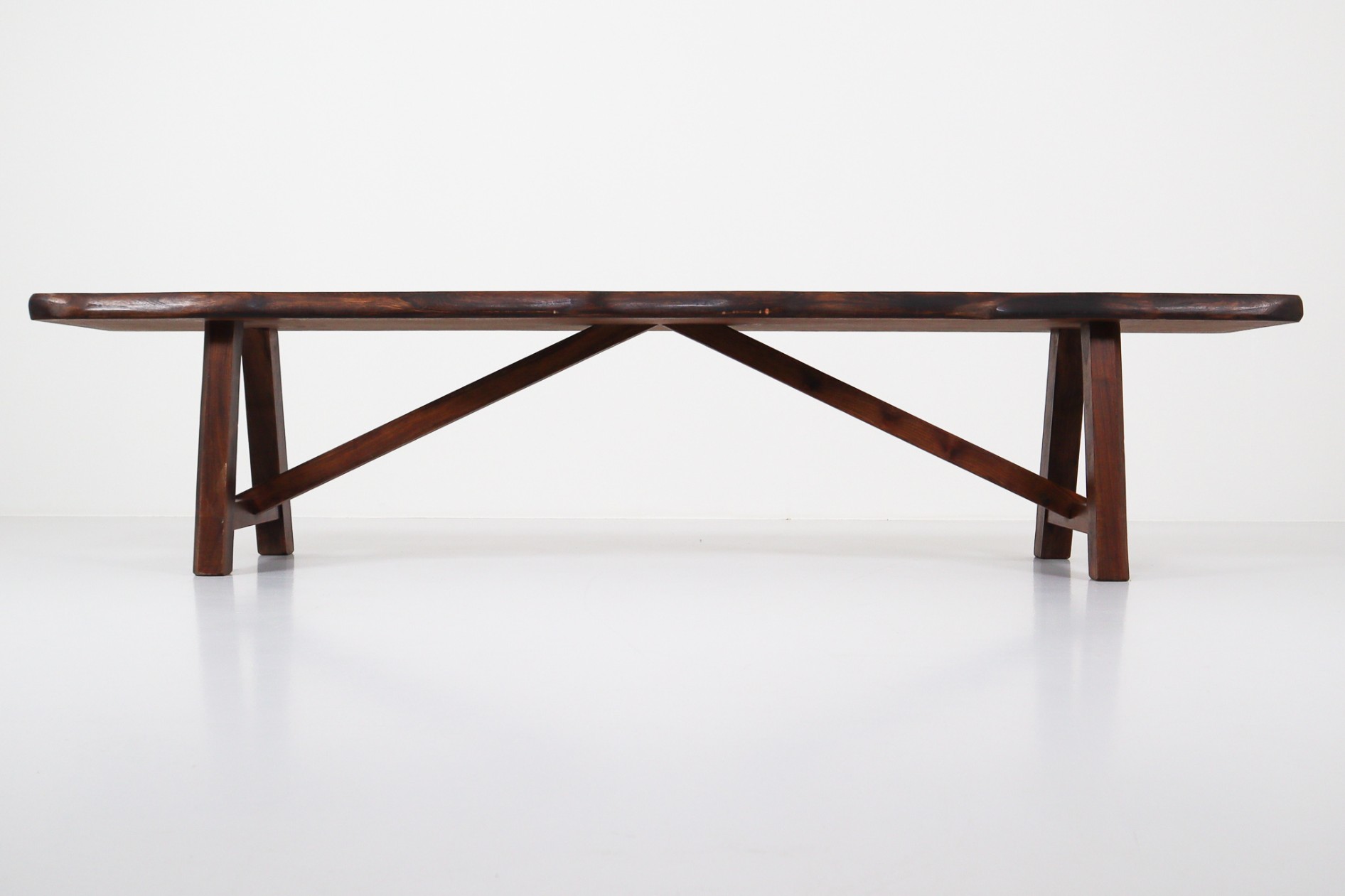  Large Sculptural Bench by Olavi Hänninen for Mikko Nupponen, Finland, 1950s Mid-20th century
