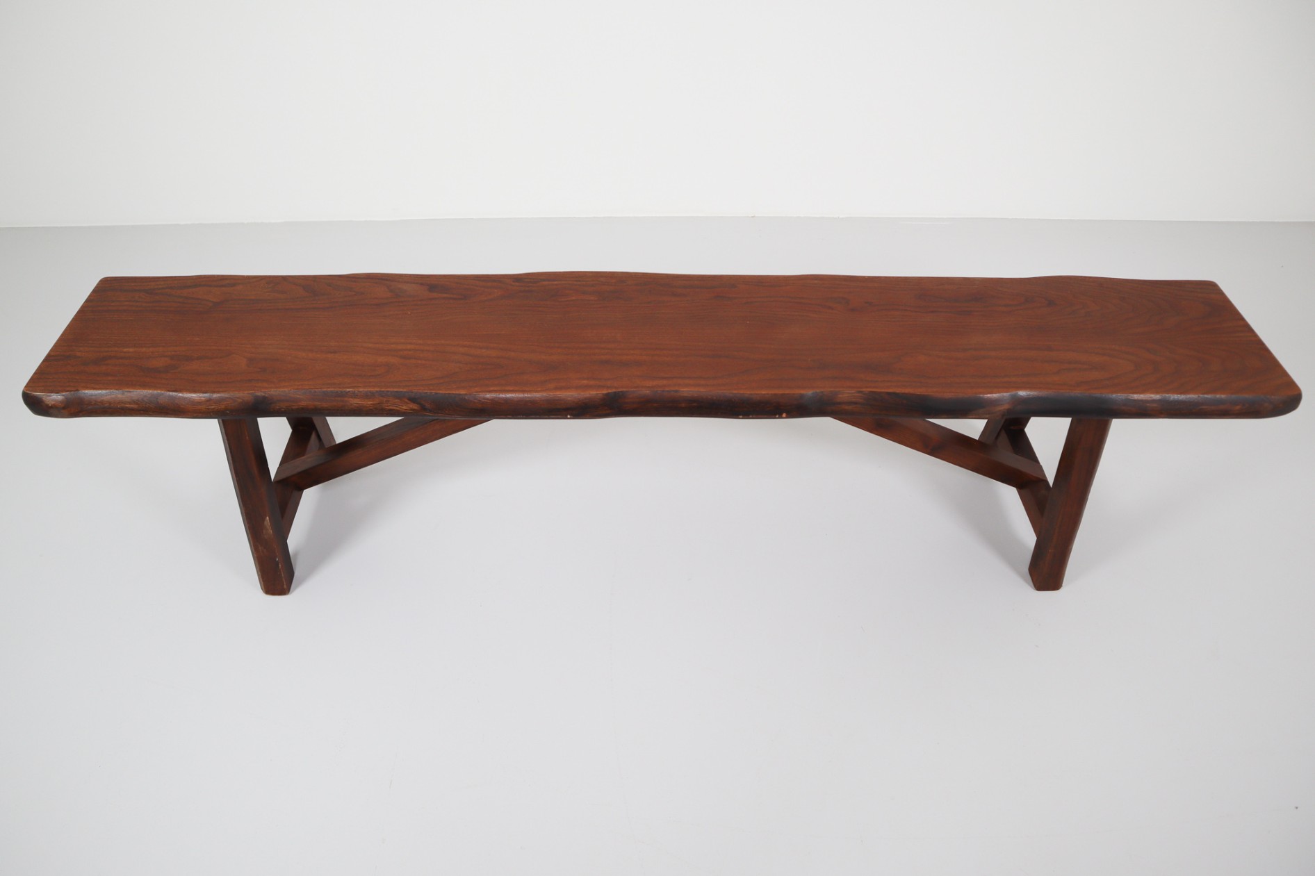  Large Sculptural Bench by Olavi Hänninen for Mikko Nupponen, Finland, 1950s Mid-20th century