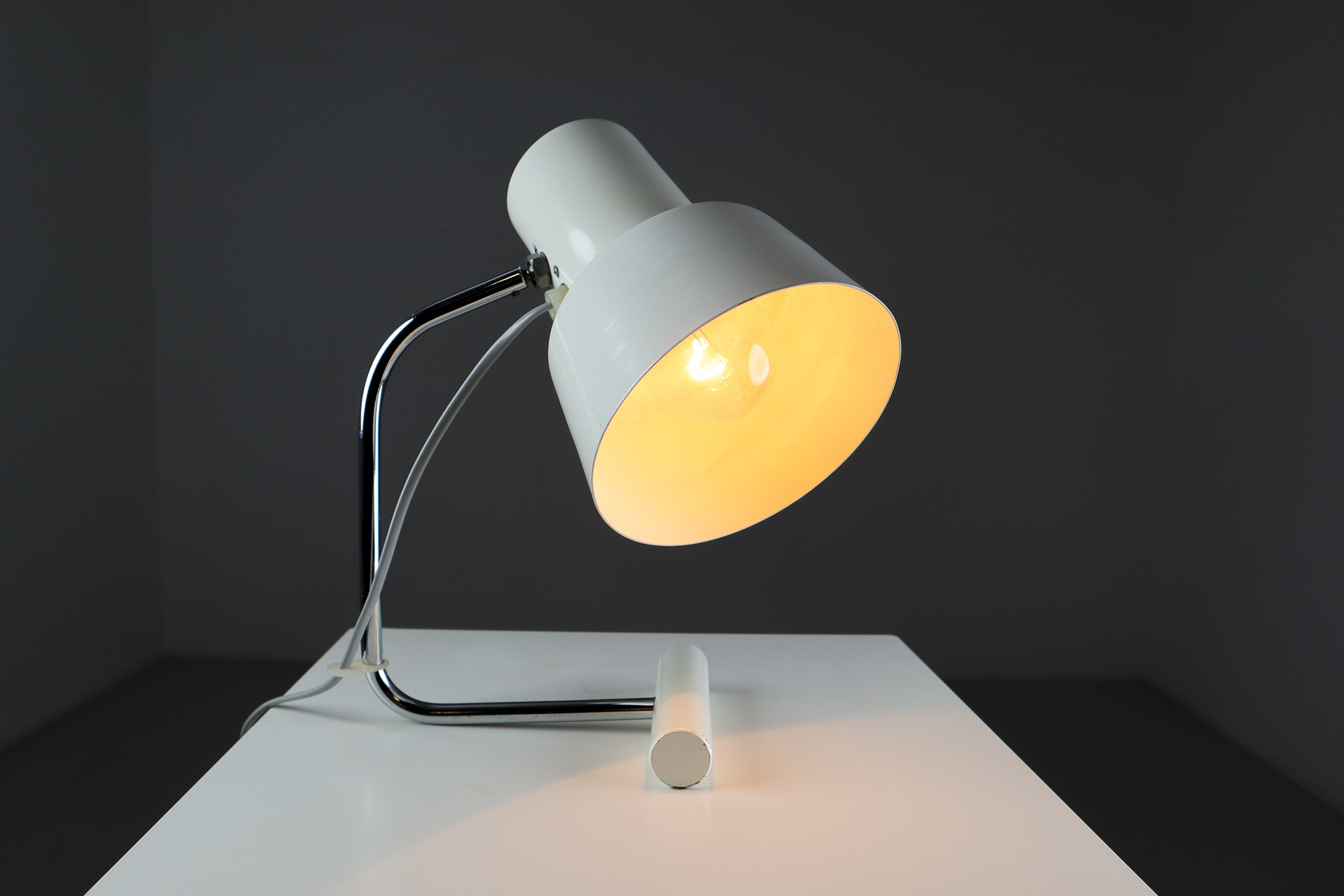 Large Set Modern Table/Desk Lamps by Drukov, 1970s