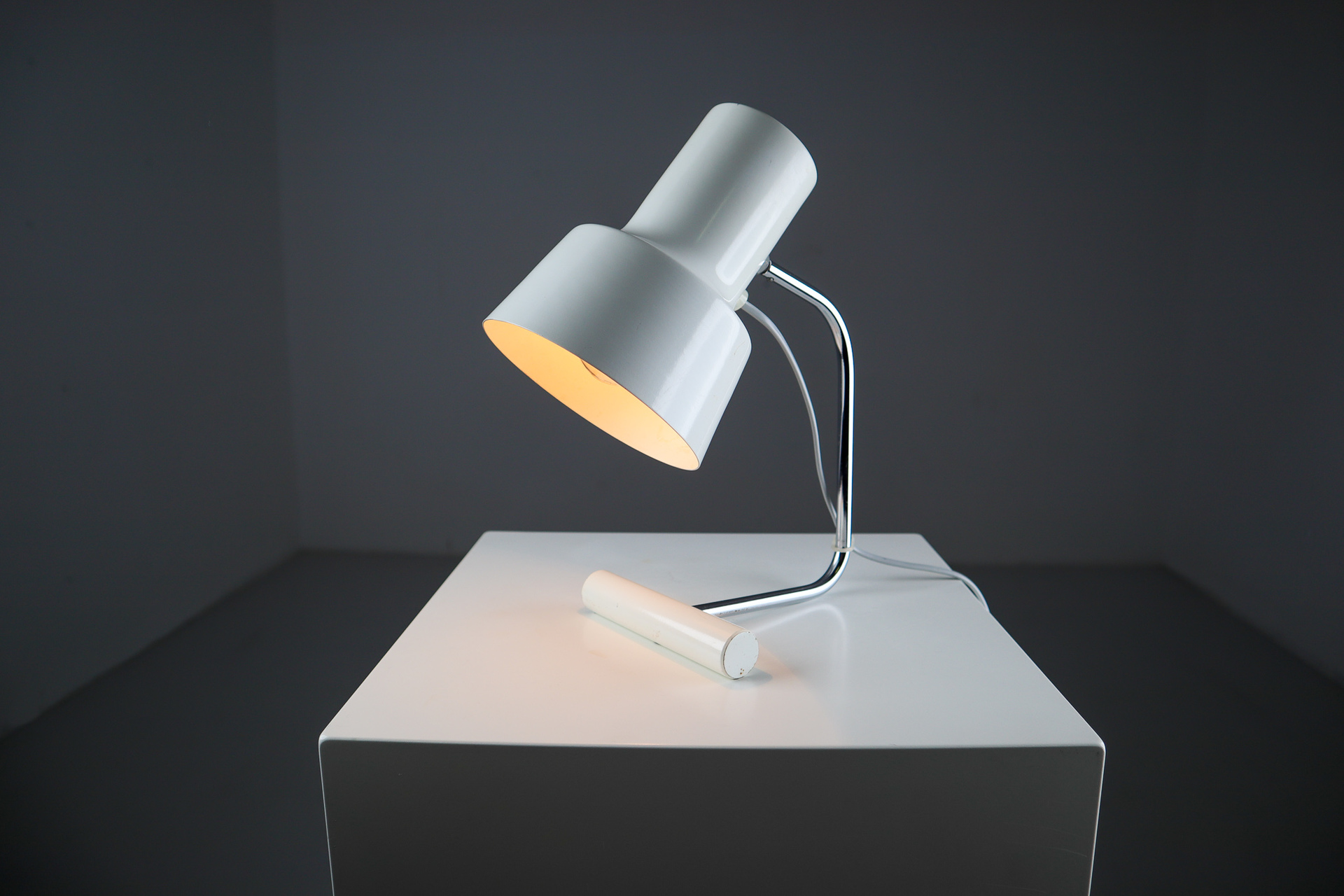 Large Set Modern Table/Desk Lamps by Drukov, 1970s