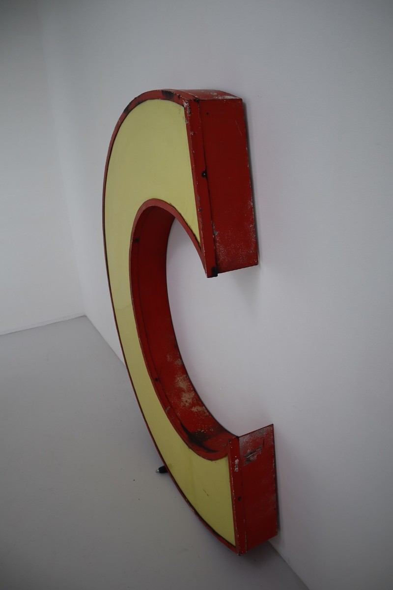 Large Vintage Channel Letter 