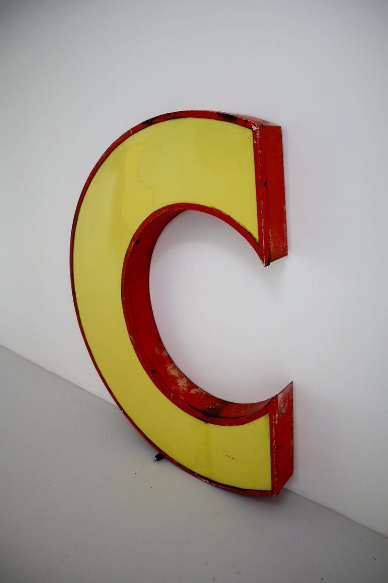 Large Vintage Channel Letter 