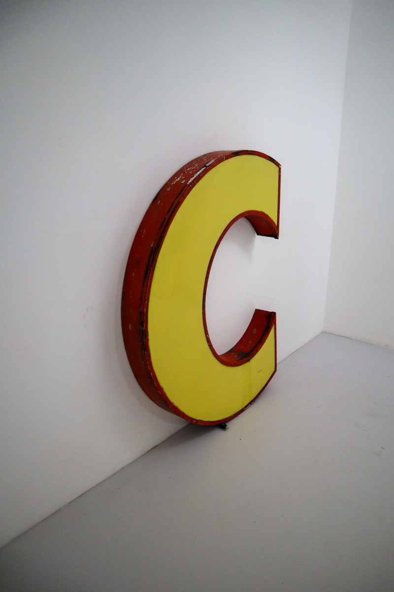 Large Vintage Channel Letter 