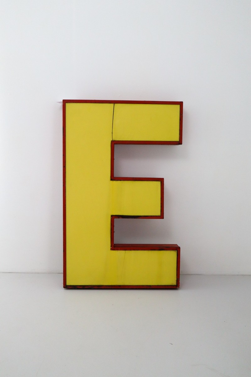 Large Vintage Channel Letter 