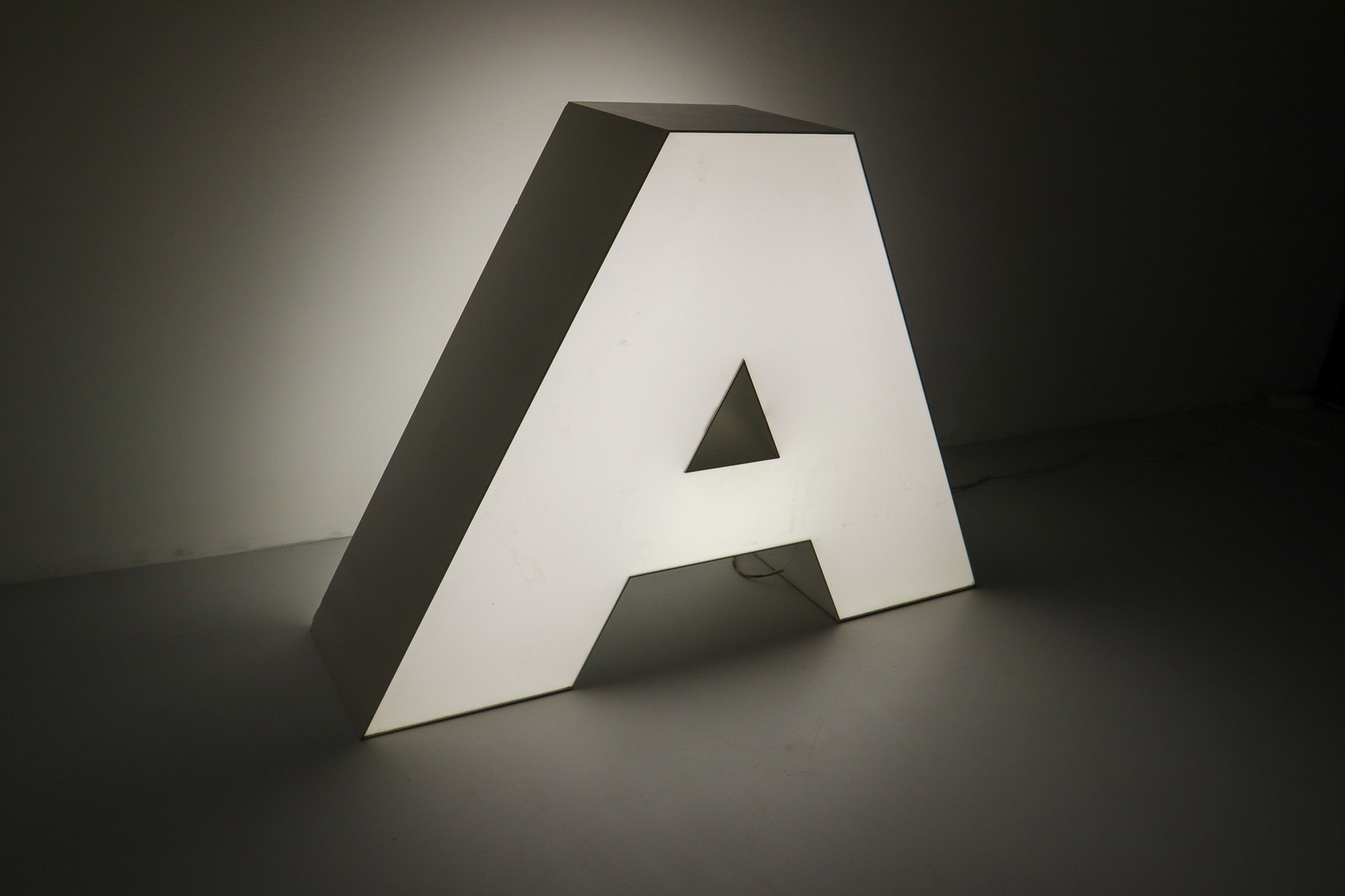 Large Vintage Channel Letter Light 