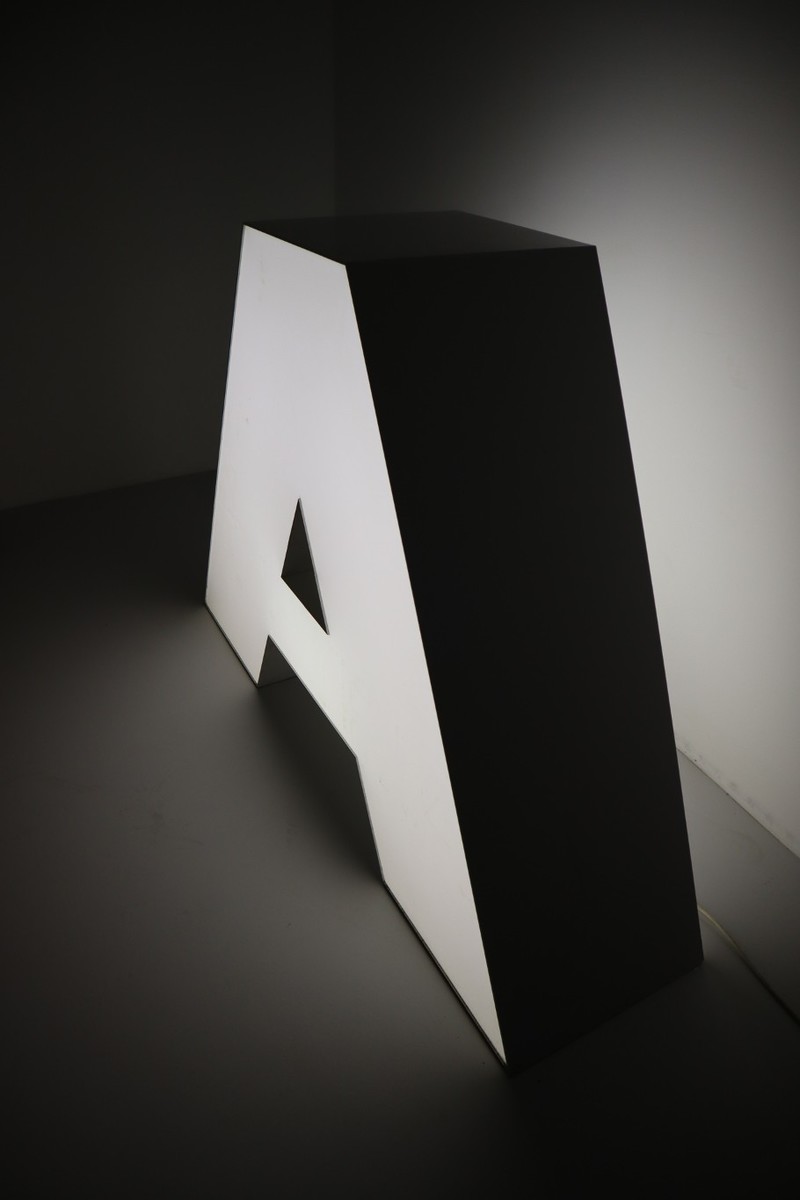 Large Vintage Channel Letter Light 