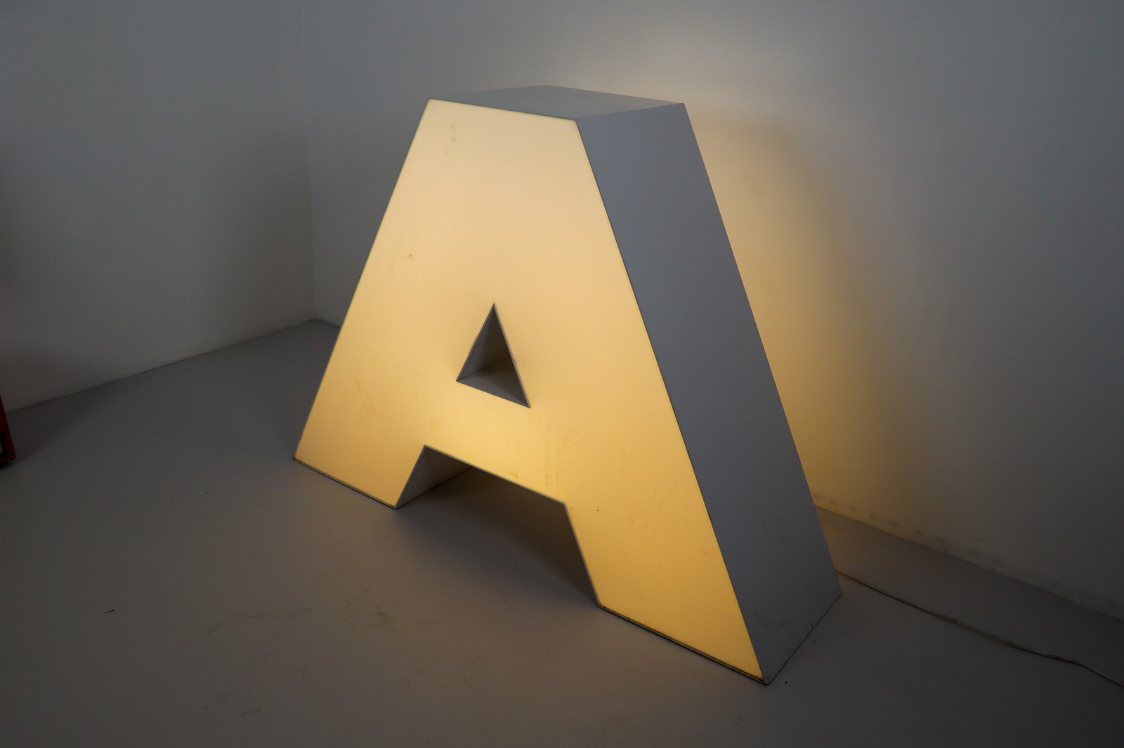 Large Vintage Channel Letter Light 