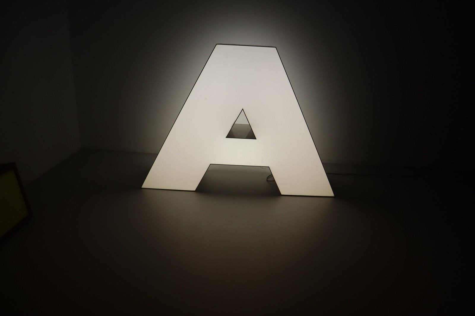 Large Vintage Channel Letter Light 