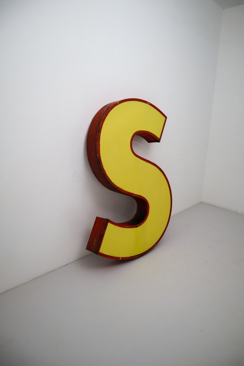 Large Vintage Channel Letter 