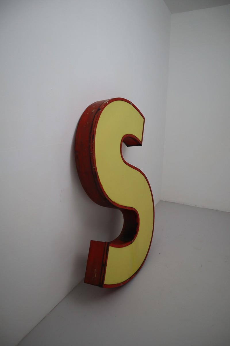 Large Vintage Channel Letter 