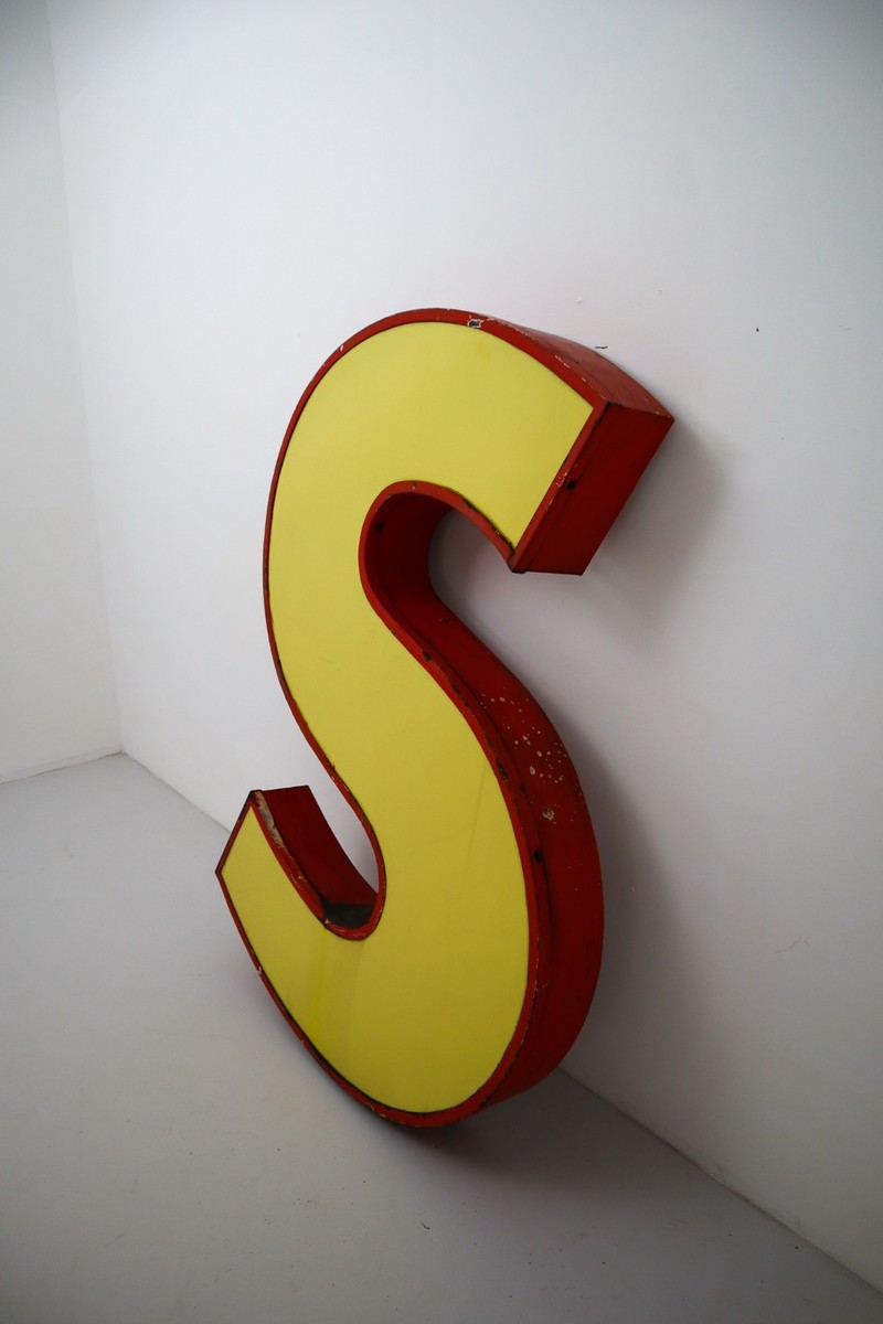 Large Vintage Channel Letter 