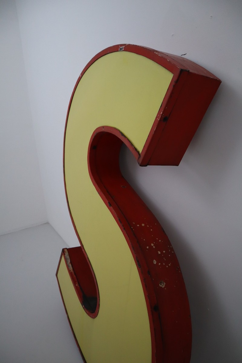 Large Vintage Channel Letter 