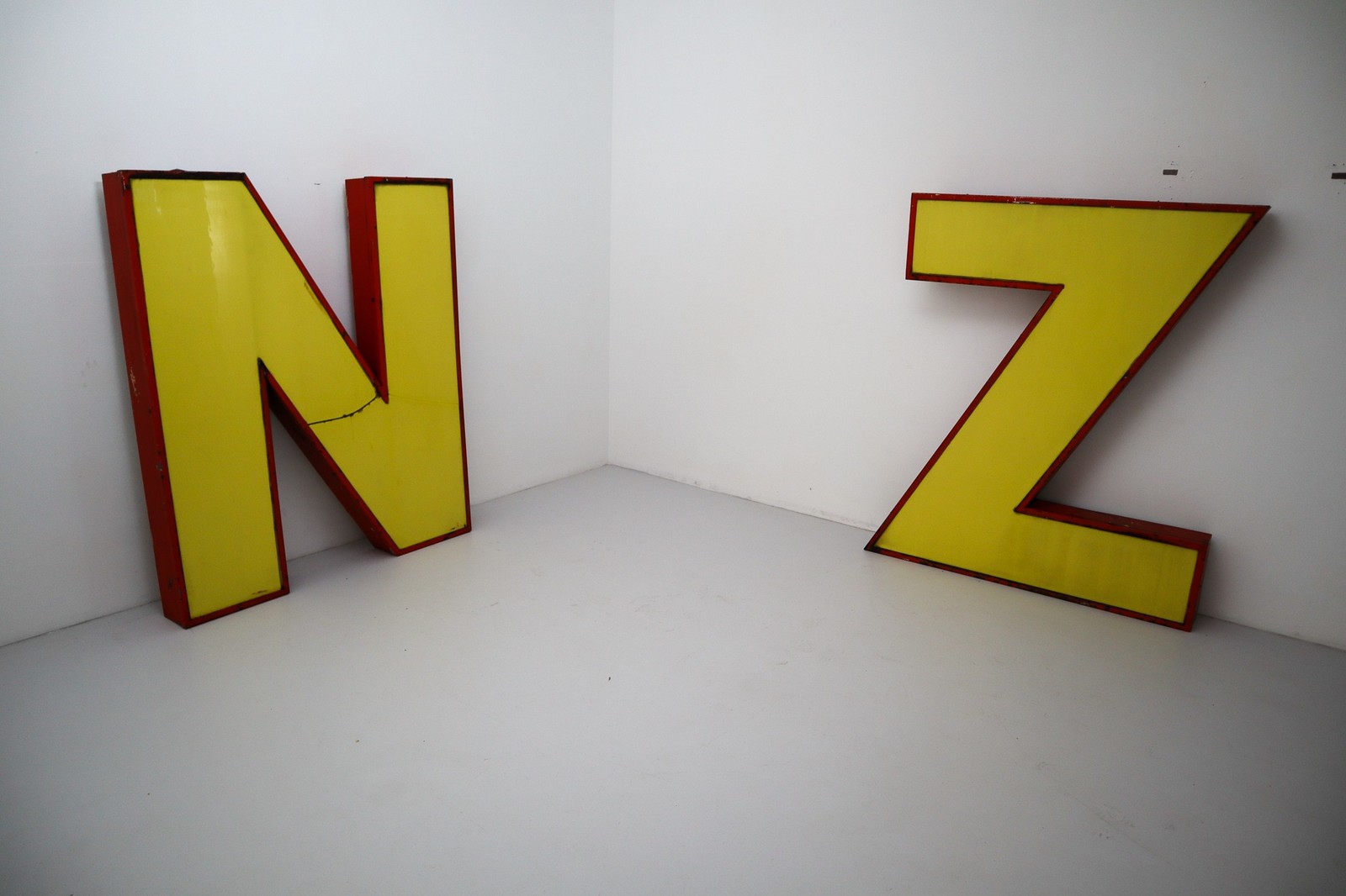 Large Vintage Channel Letters 
