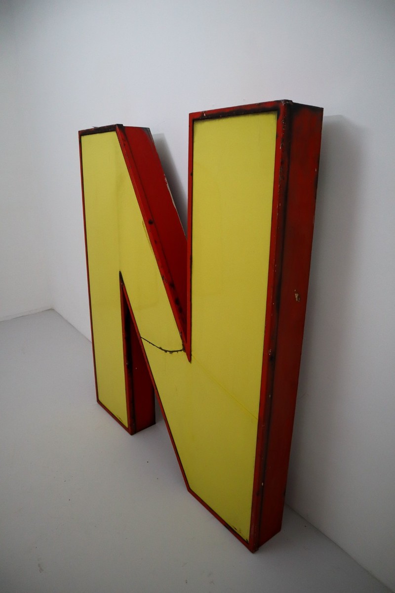 Large Vintage Channel Letters 