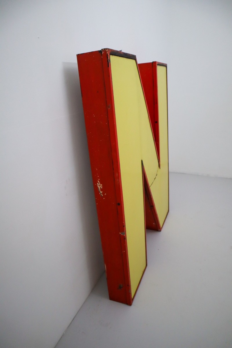 Large Vintage Channel Letters 