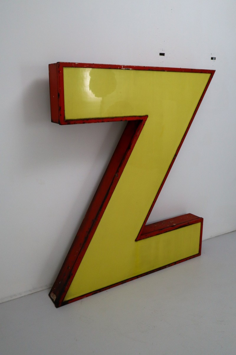 Large Vintage Channel Letters 