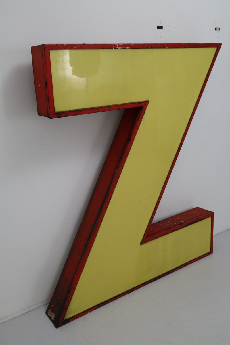 Large Vintage Channel Letters 