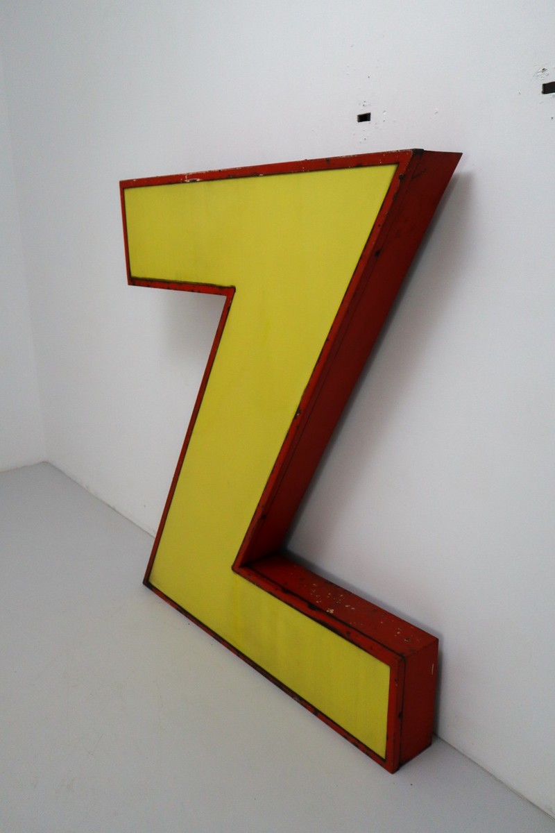 Large Vintage Channel Letters 