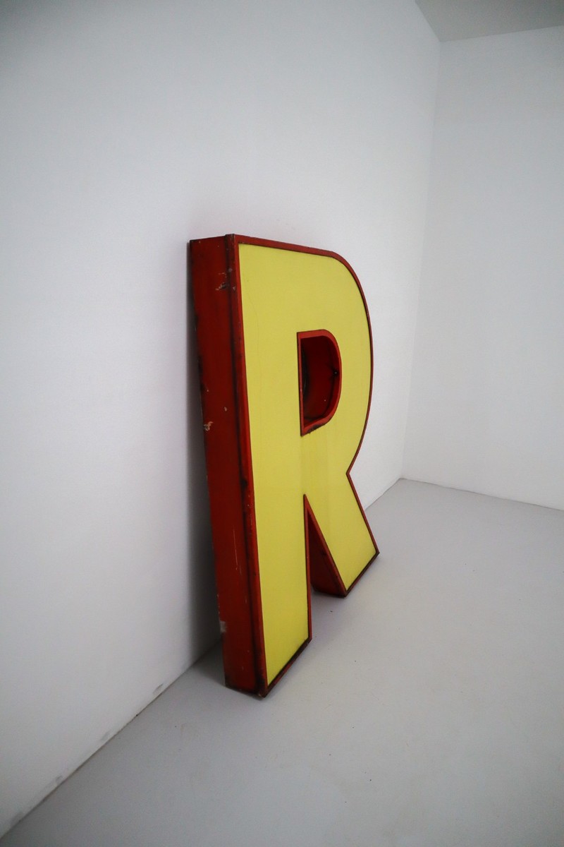 Large Vintage Channel Letters 