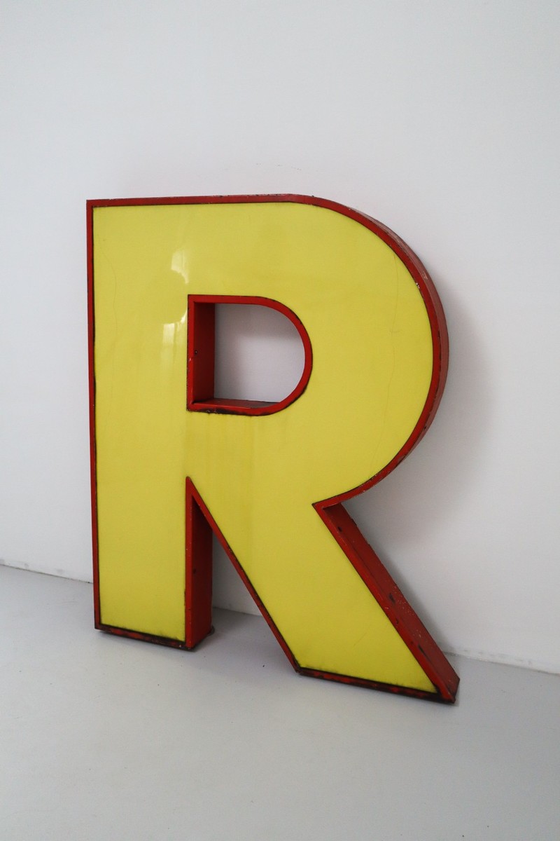 Large Vintage Channel Letters 