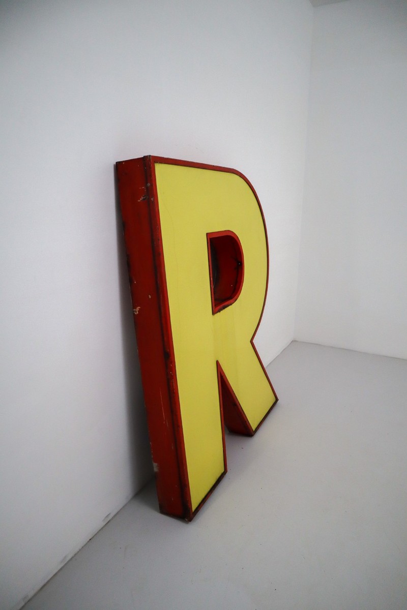 Large Vintage Channel Letters 