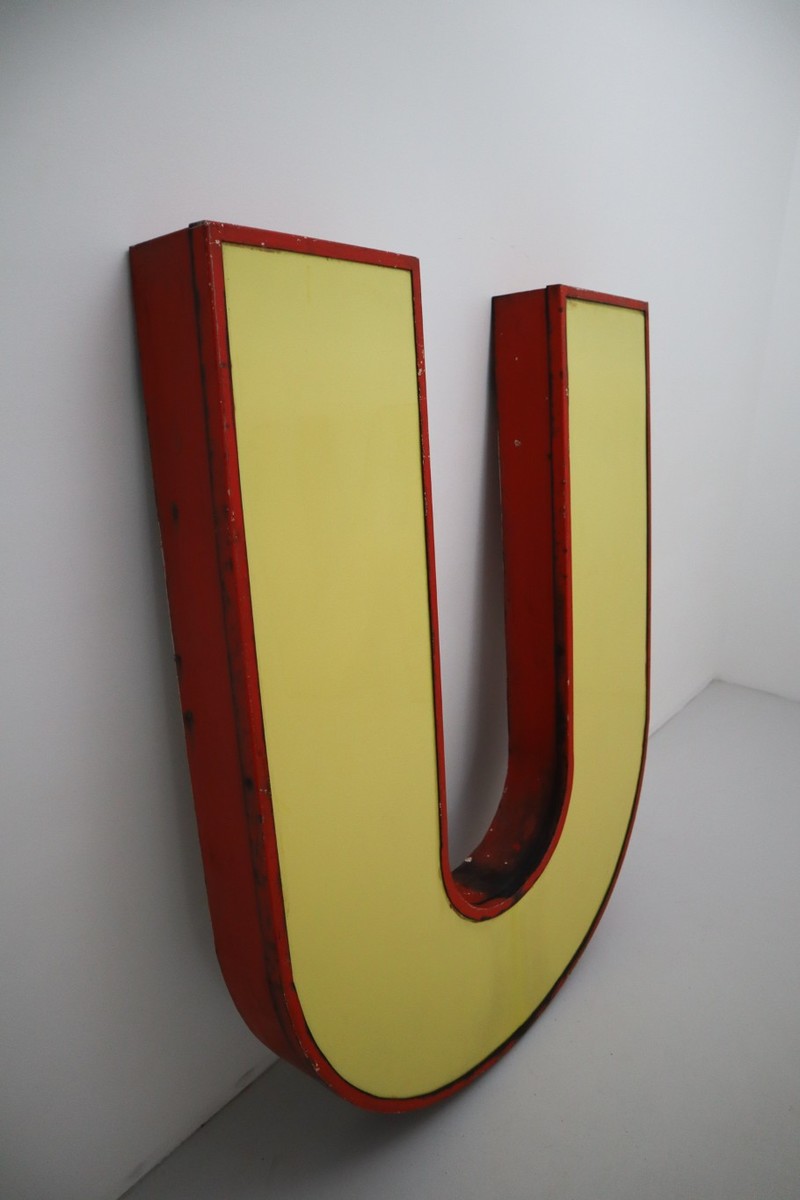 Large Vintage Channel Letters 