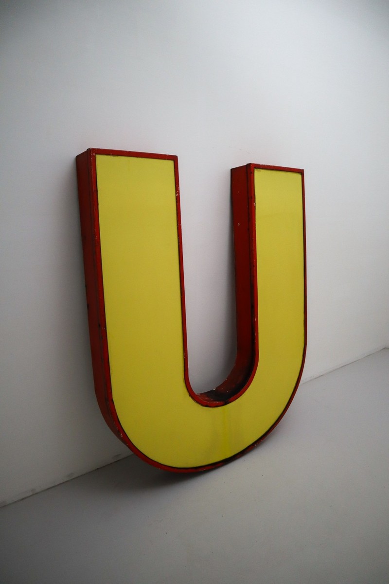 Large Vintage Channel Letters 