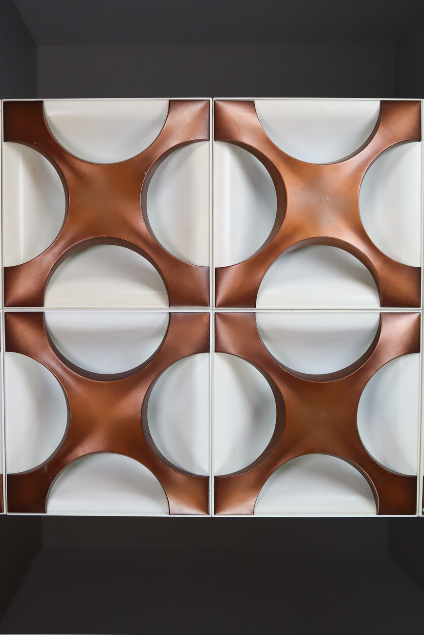 Large Wall Light Sculpture by Rolf Krüger for Staff Leuchten Mid-20th century