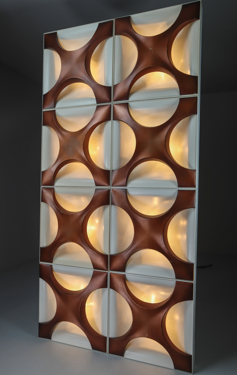 Large Wall Light Sculpture by Rolf Krüger for Staff Leuchten Mid-20th century