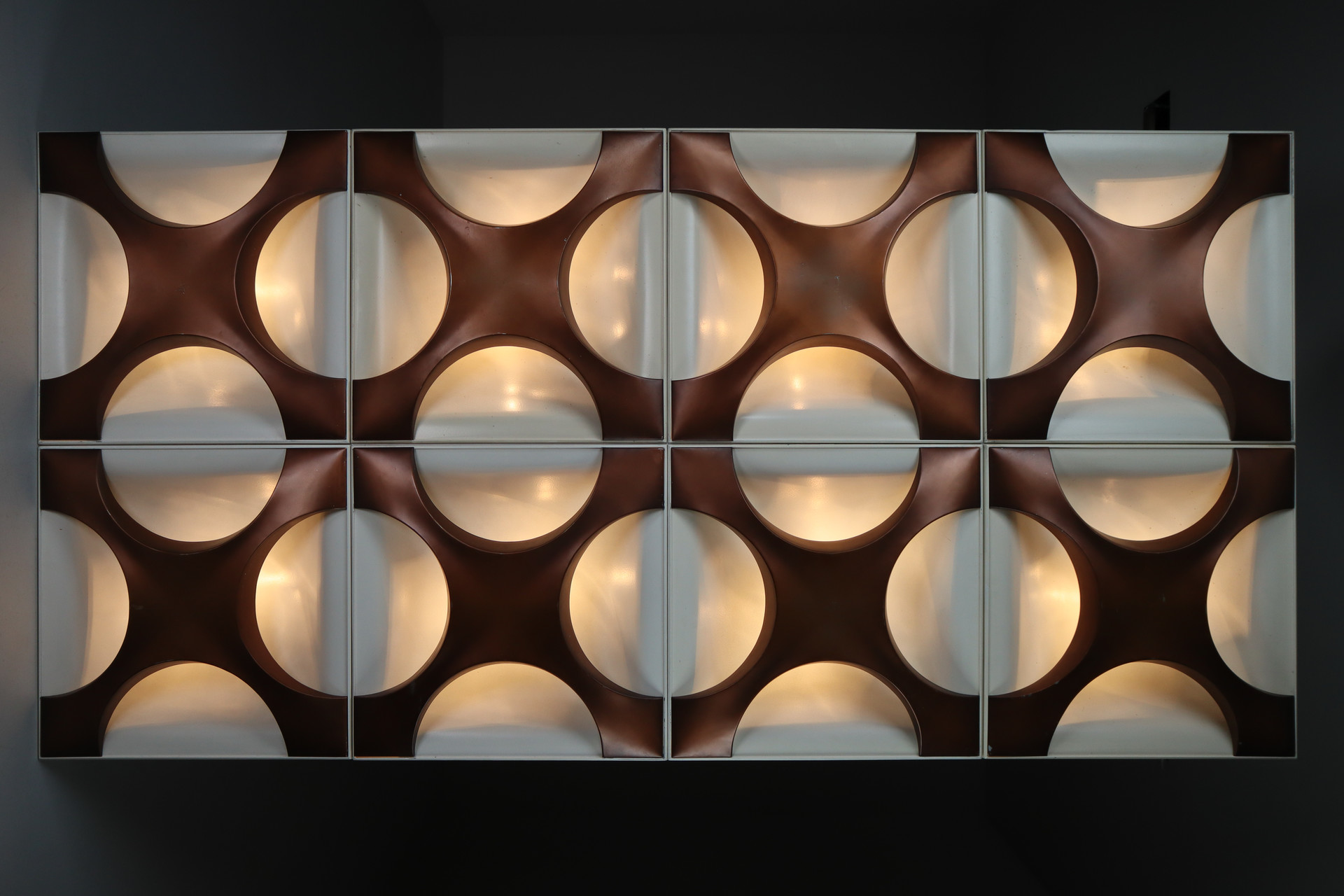 Large Wall Light Sculpture by Rolf Krüger for Staff Leuchten Mid-20th century