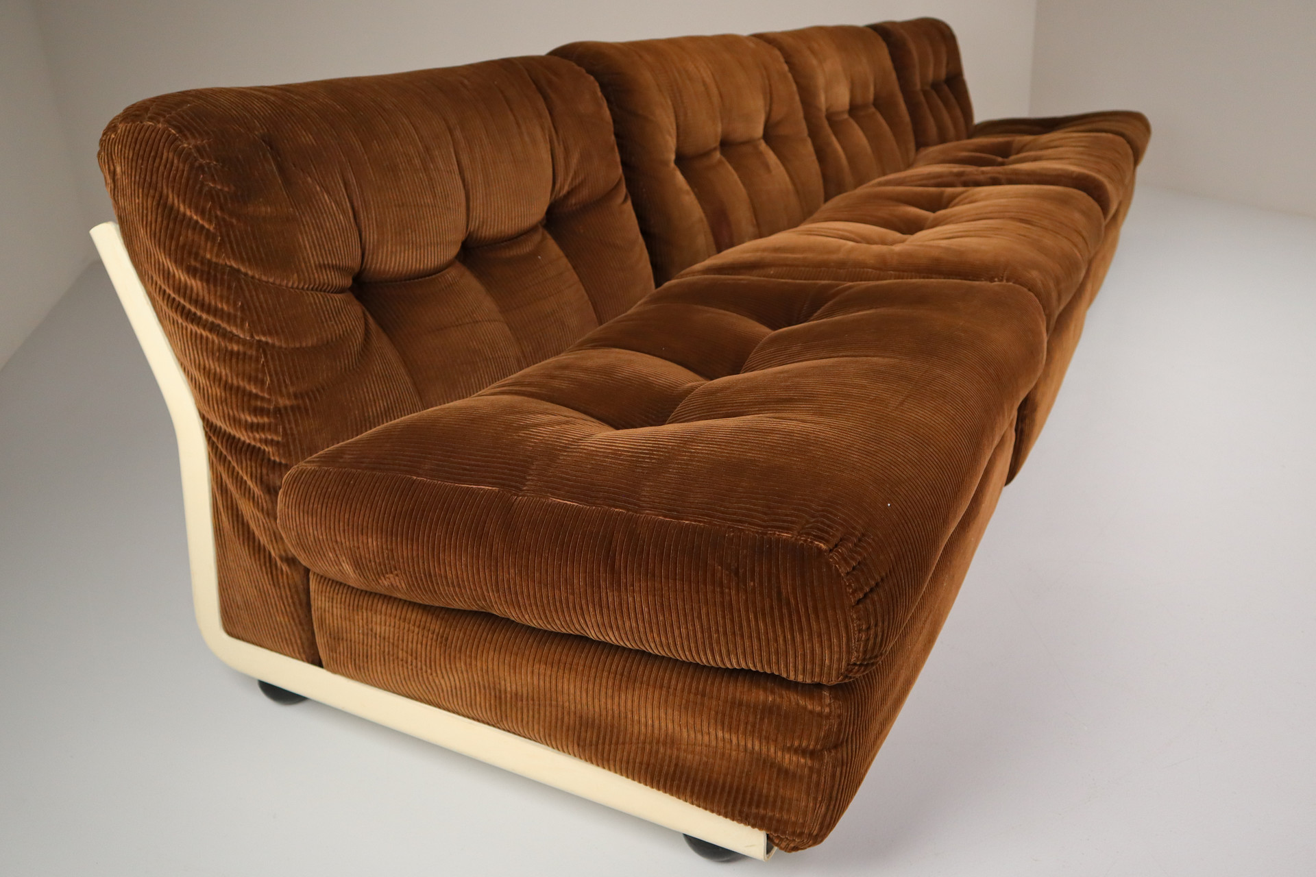 Mario Bellini Amanta C & B Italia Fiberlite and fabric Modular Chairs - sofa Italy 1970s Mid-20th century