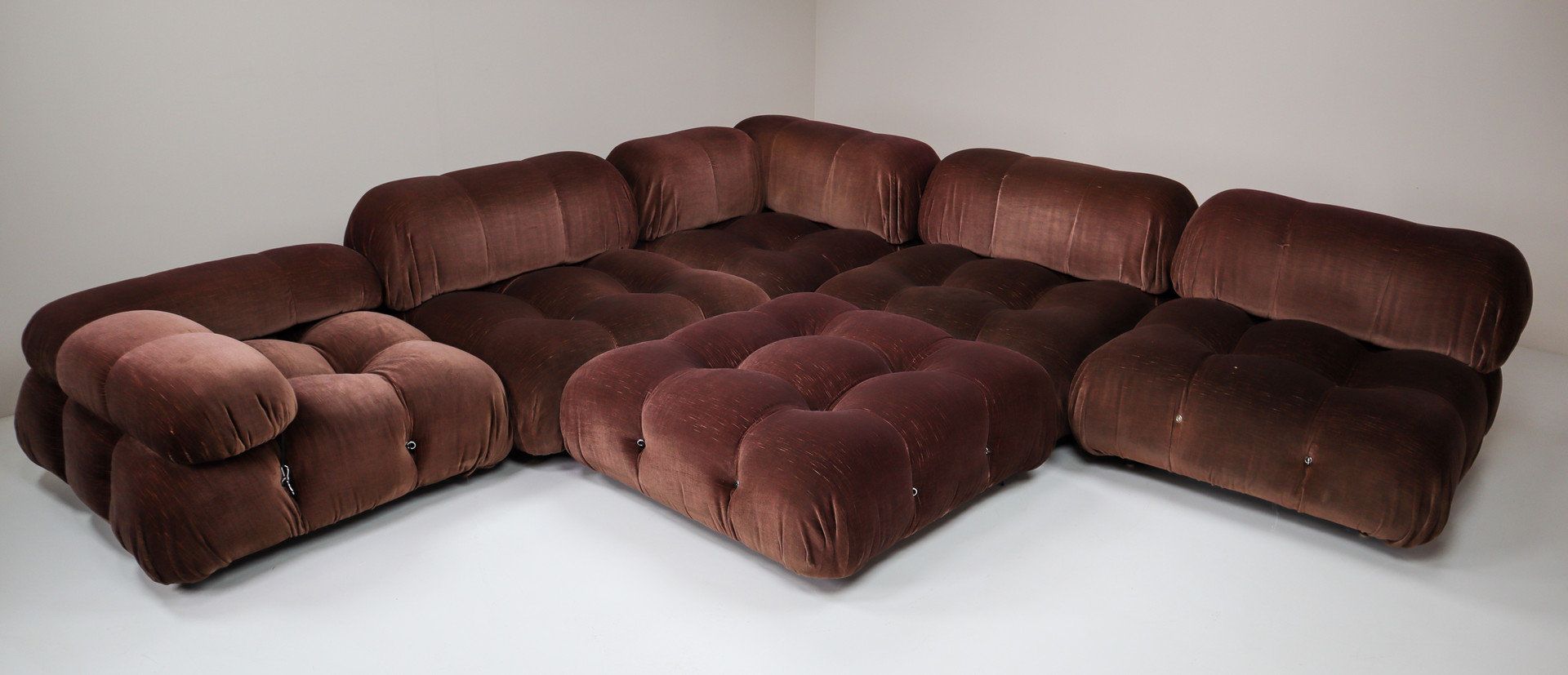 Mario Bellini 'Camaleonda' Modular Sofa, c&B Italia, 1970s in Original fabric Mid-20th century