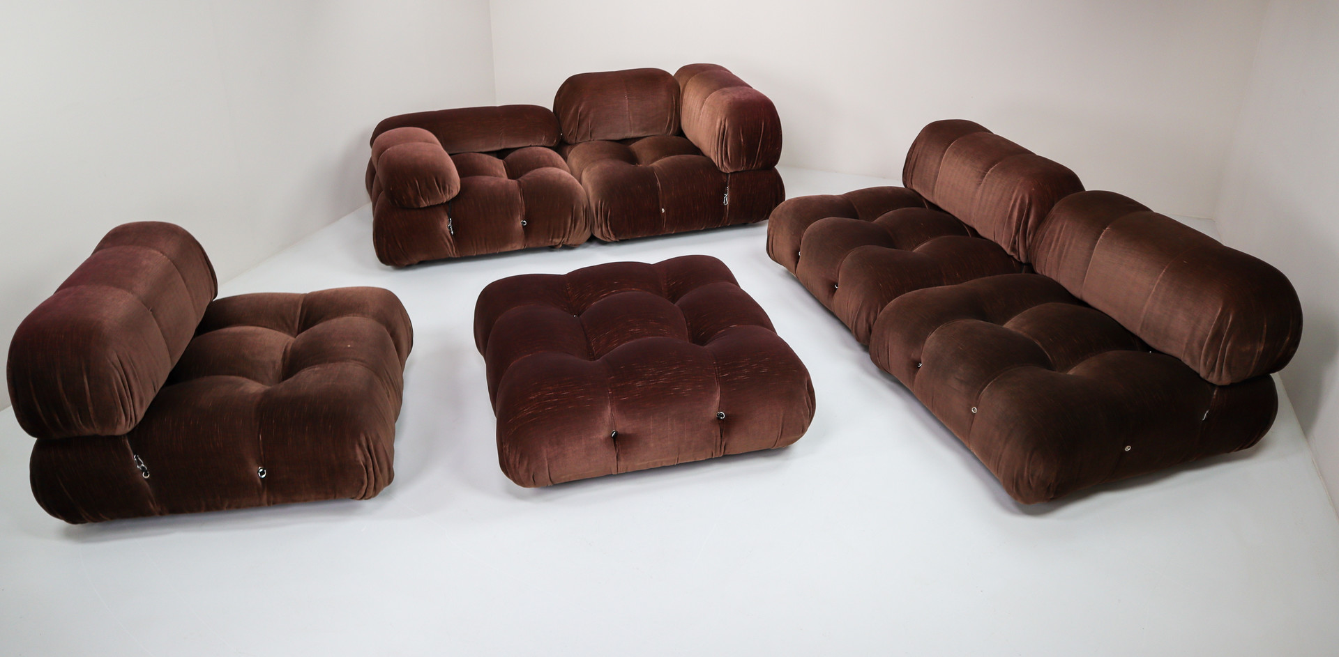Mario Bellini 'Camaleonda' Modular Sofa, c&B Italia, 1970s in Original fabric Mid-20th century