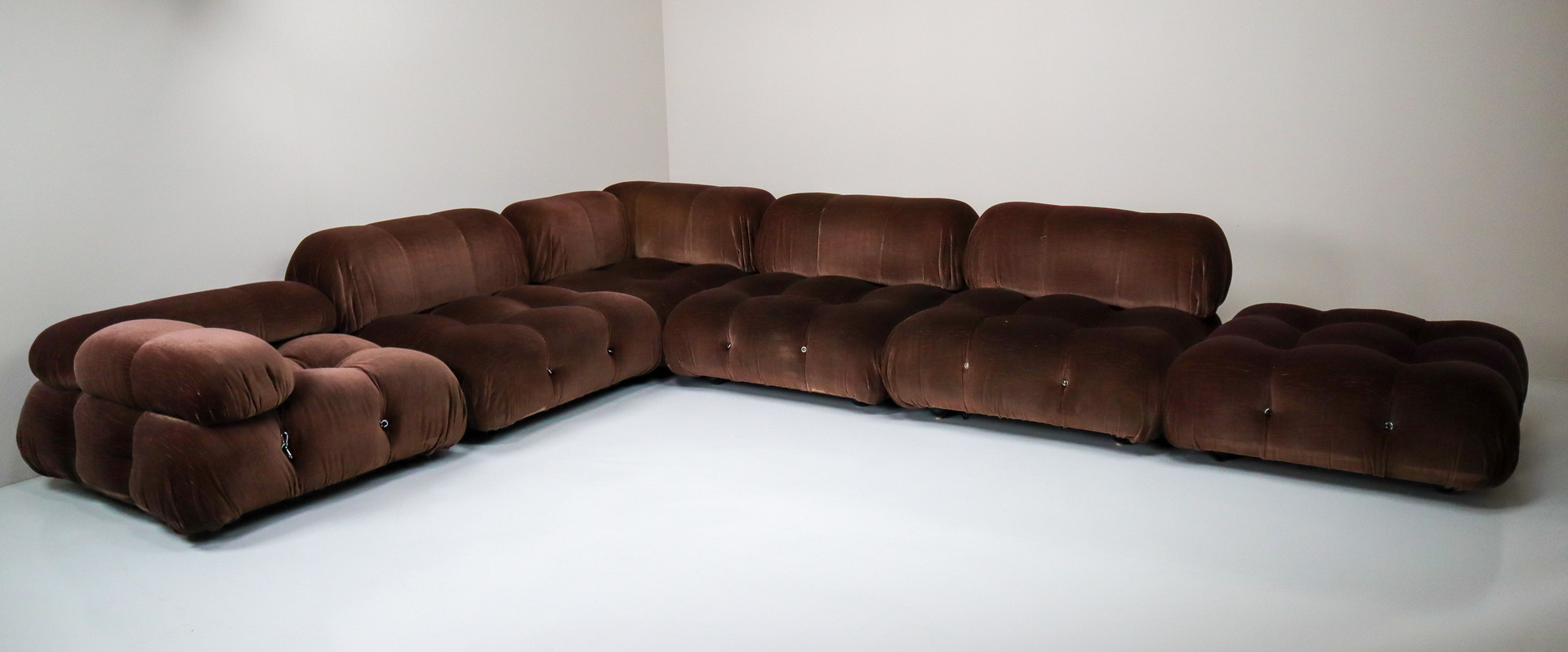 Mario Bellini 'Camaleonda' Modular Sofa, c&B Italia, 1970s in Original fabric Mid-20th century