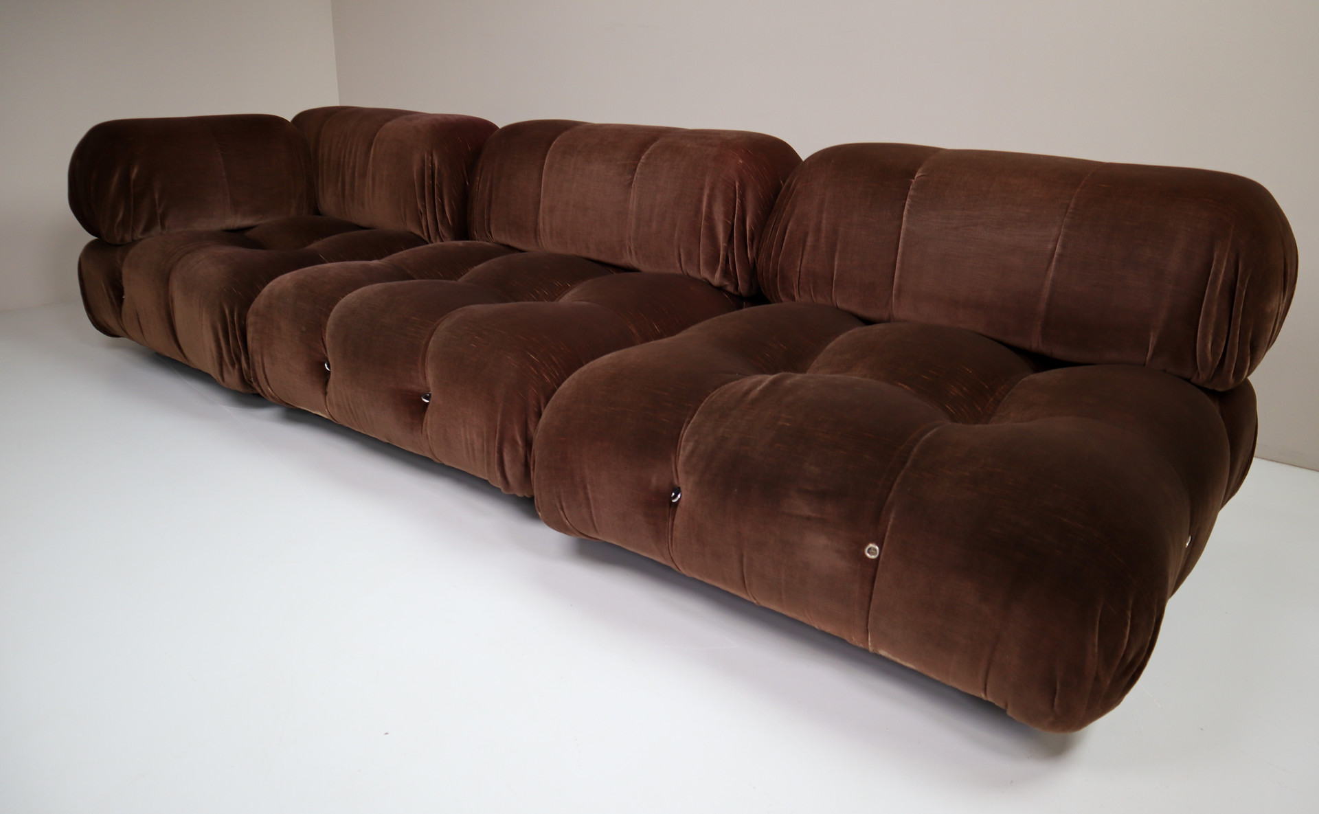 Mario Bellini 'Camaleonda' Modular Sofa, c&B Italia, 1970s in Original fabric Mid-20th century
