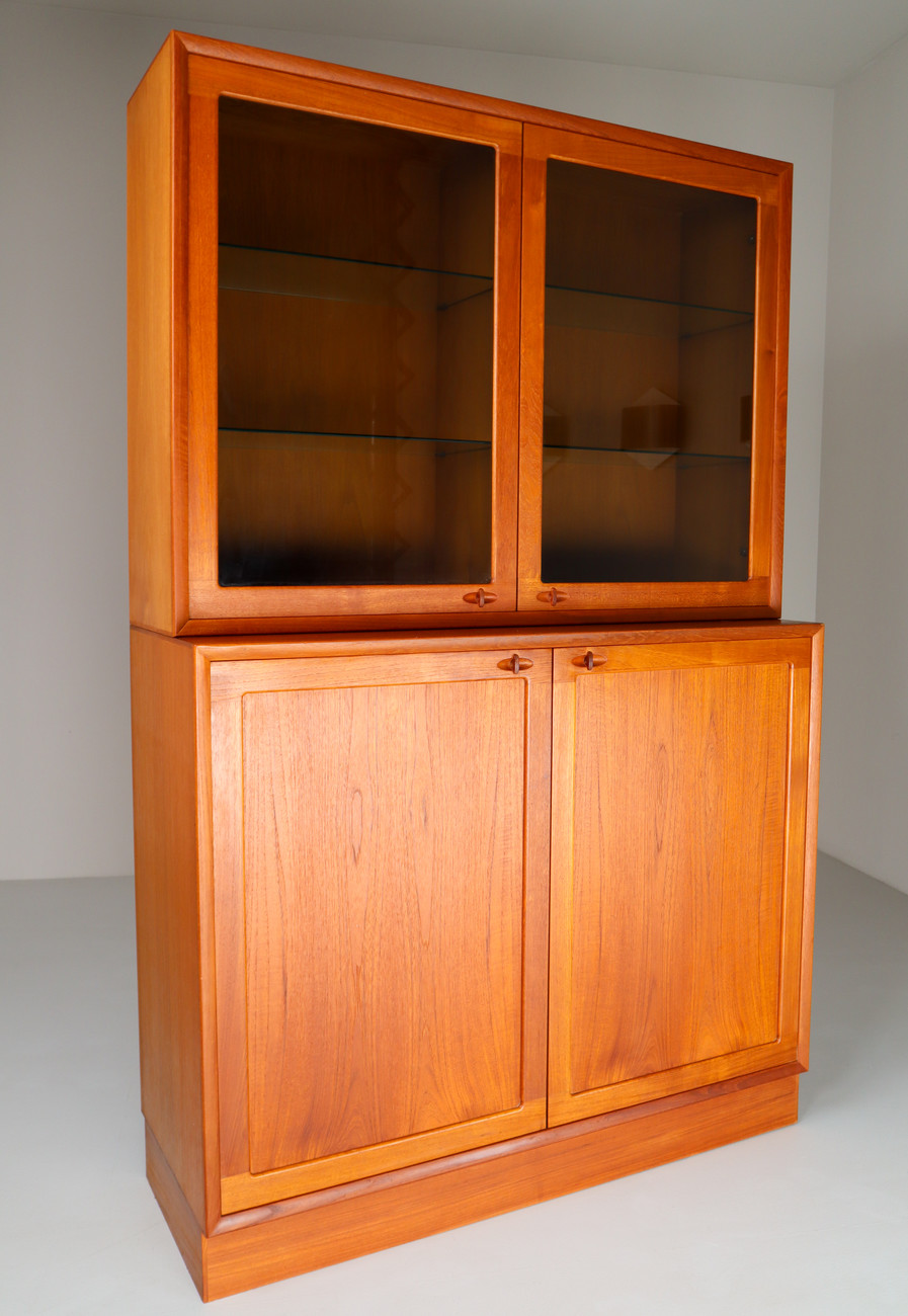 Mid century cabinet in teak by Bramin Denmark 1960s Mid-20th century