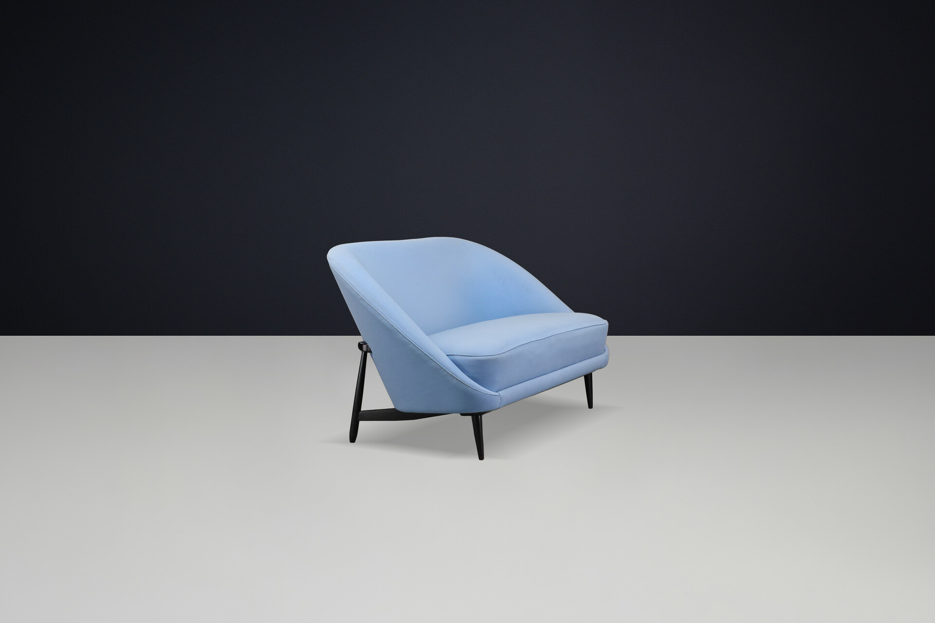 Mid century modern 2-Seat Sofa Model 115 by Theo Ruth for Artifort, Netherlands, 1950s Mid-20th century