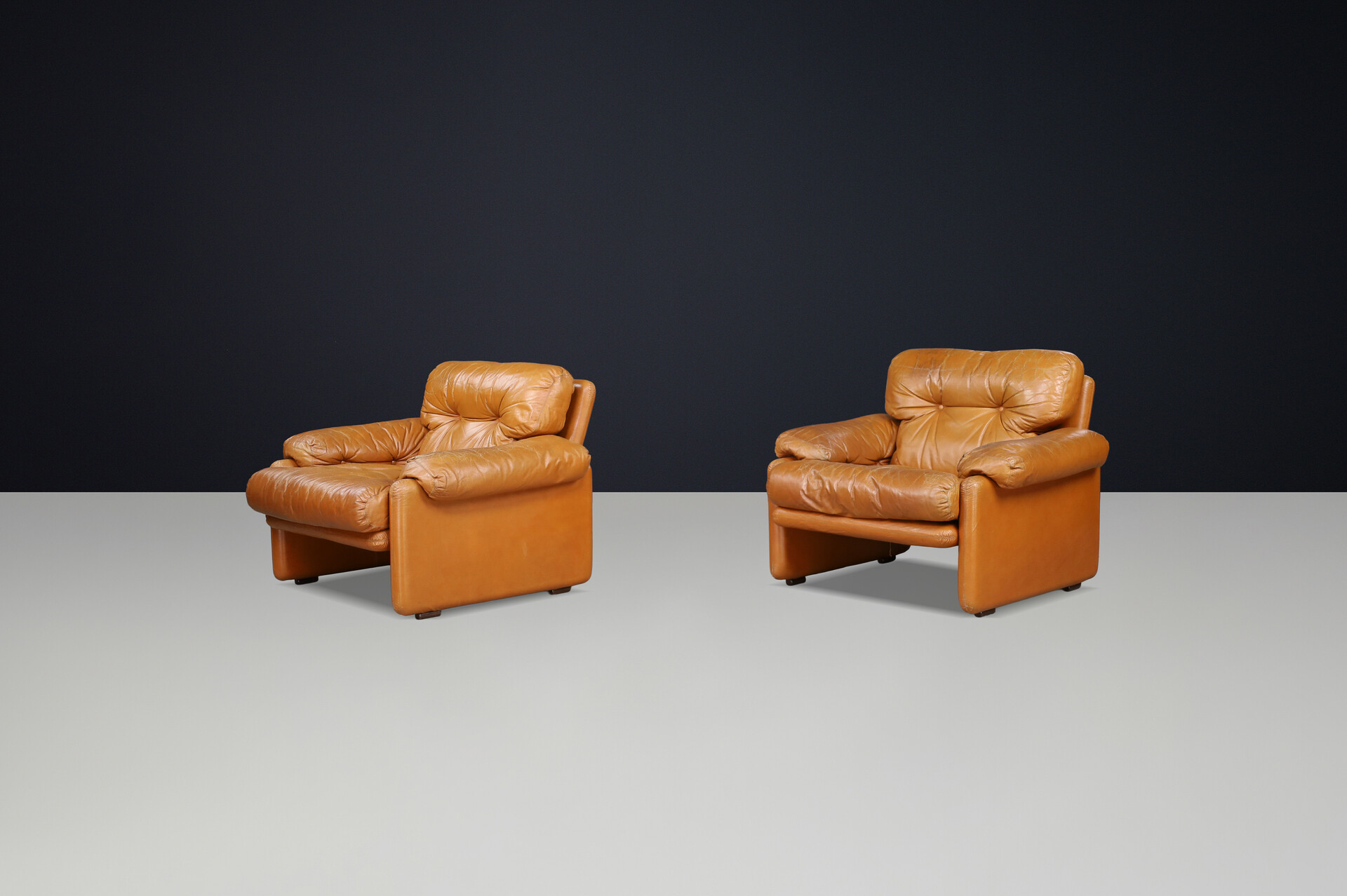 Mid century modern Afra & Tobia Scarpa Pair of 