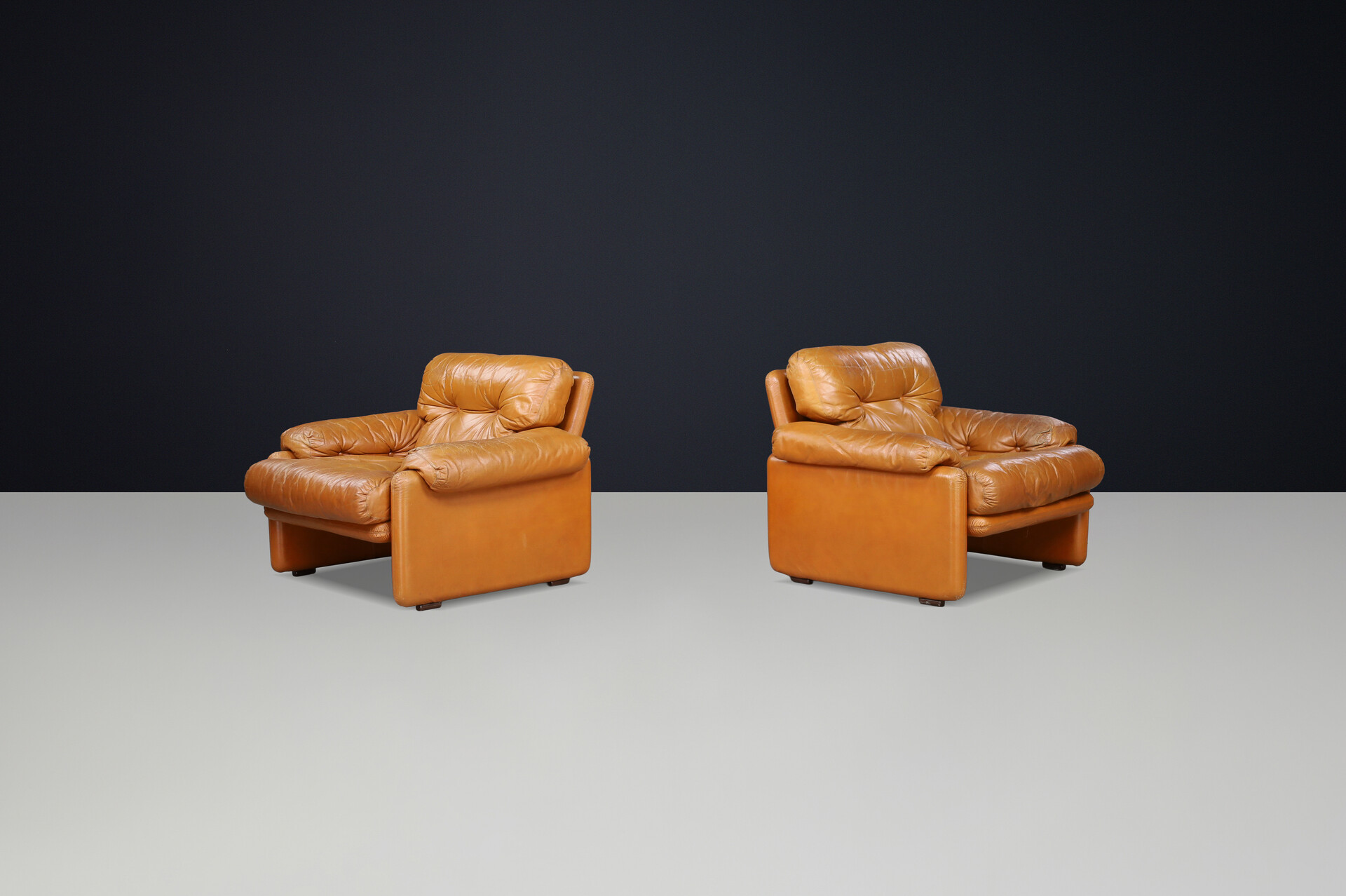Mid century modern Afra & Tobia Scarpa Pair of 