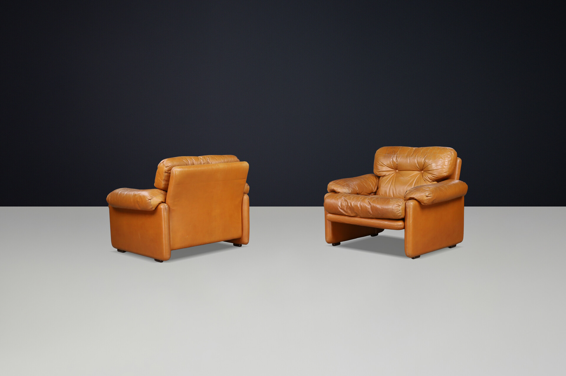 Mid century modern Afra & Tobia Scarpa Pair of 