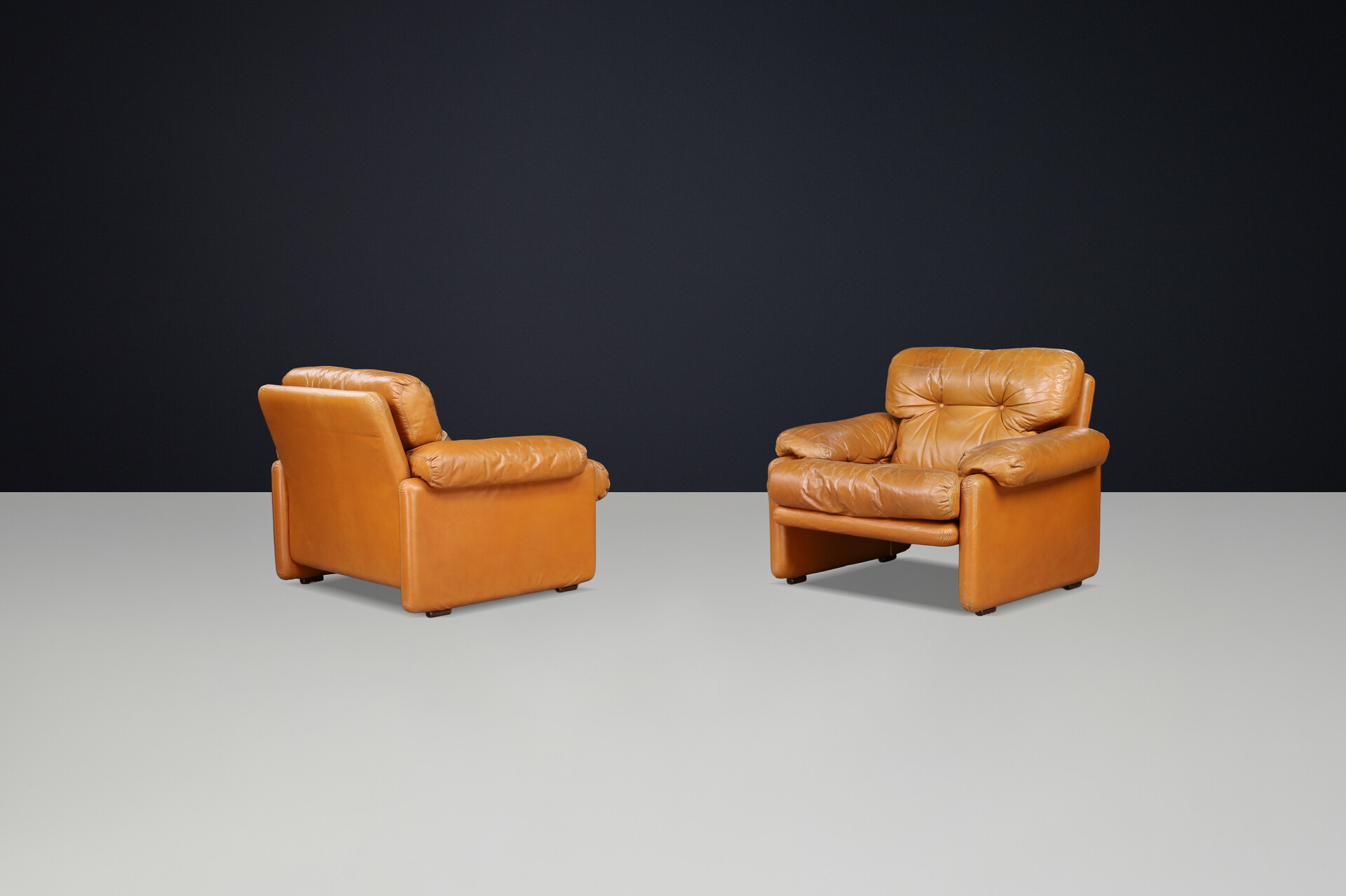 Mid century modern Afra & Tobia Scarpa Pair of 
