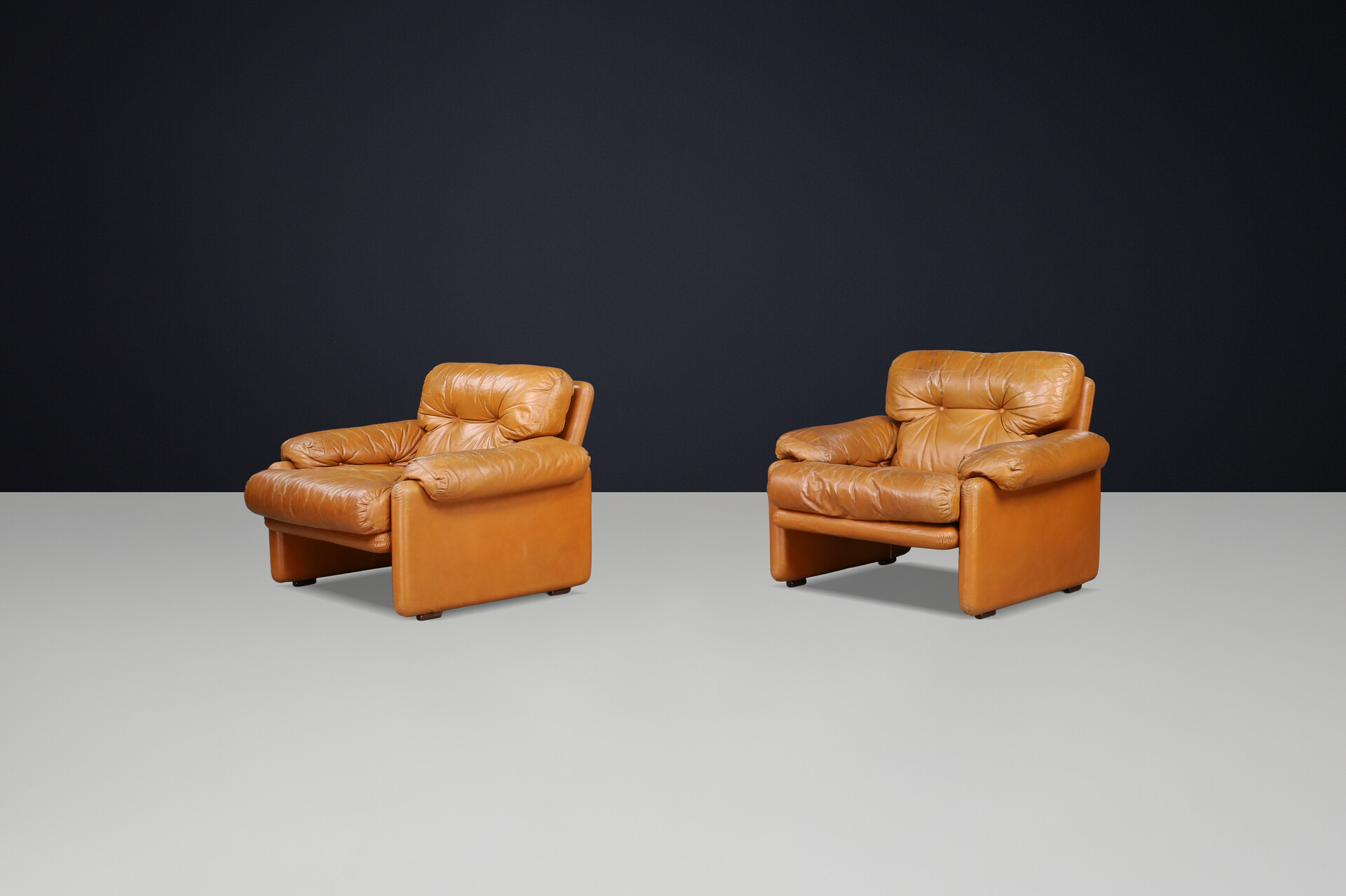 Mid century modern Afra & Tobia Scarpa Pair of 