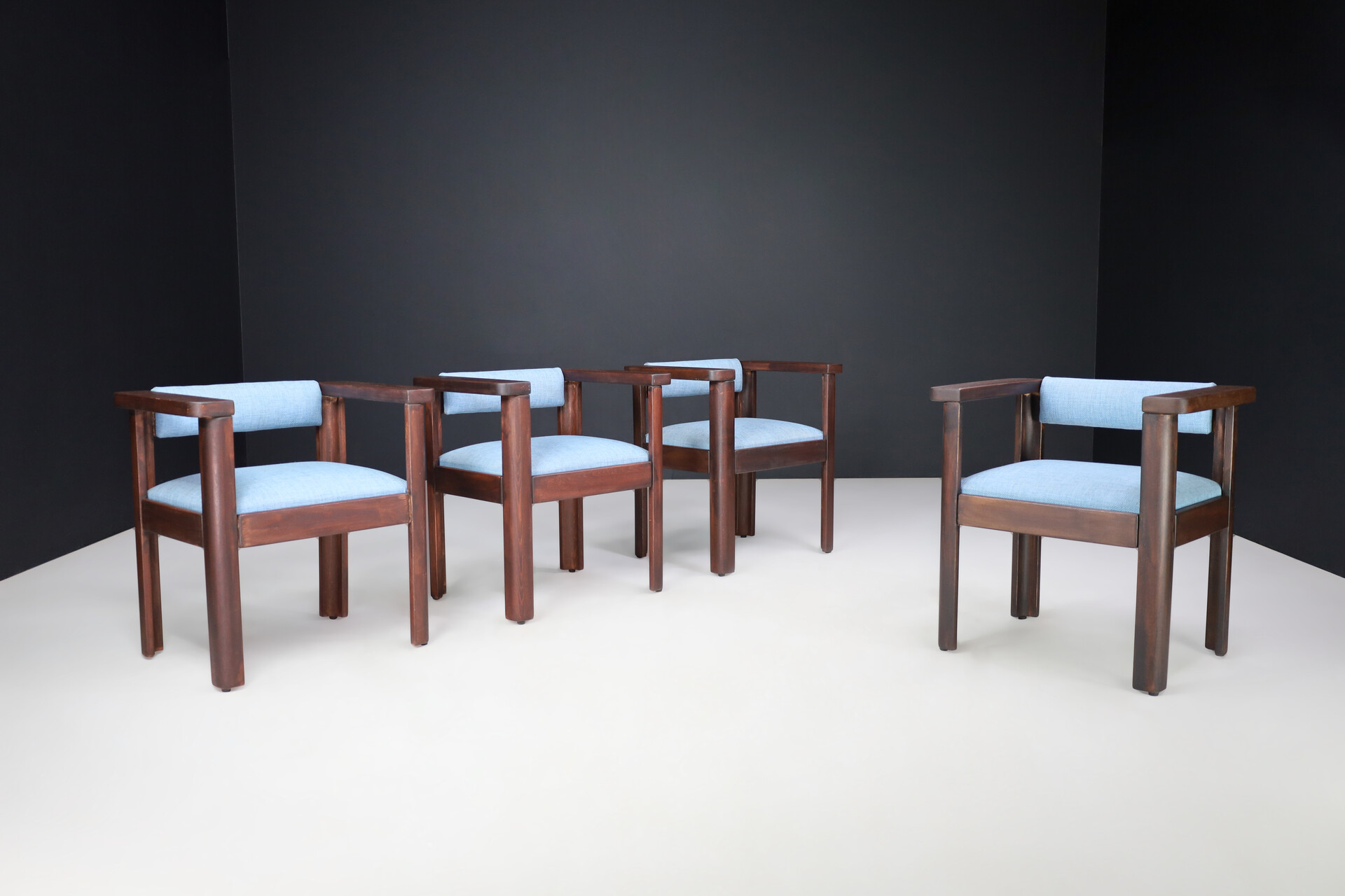 Mid century modern Angelo mangiarotti armchairs for Lorenzon, Italy 1960s Mid-20th century