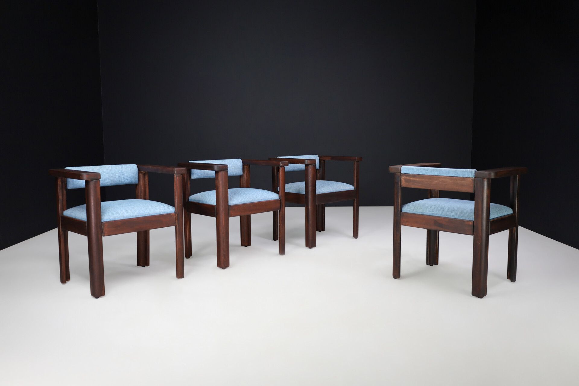 Mid century modern Angelo mangiarotti armchairs for Lorenzon, Italy 1960s Mid-20th century