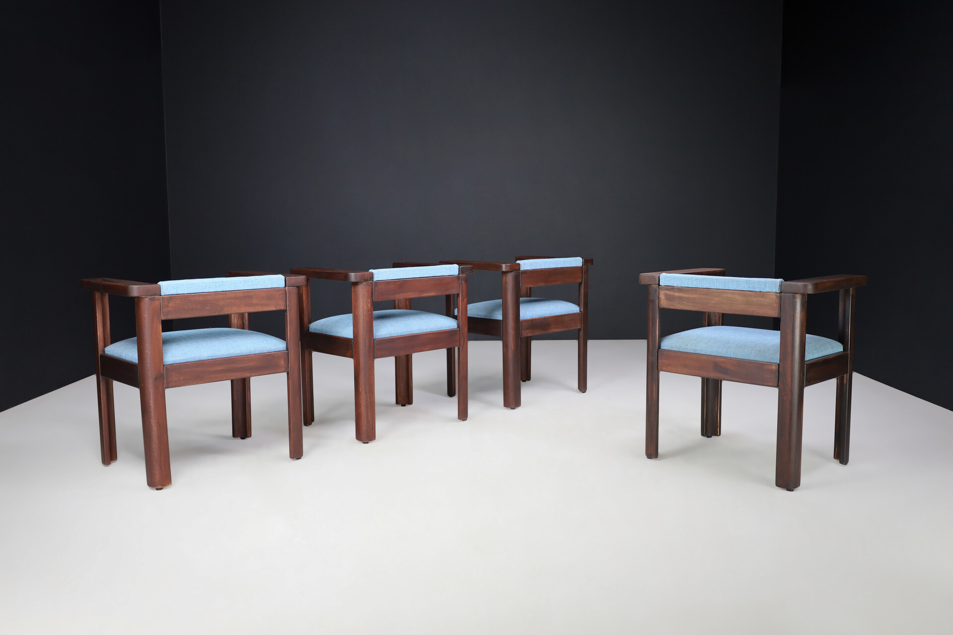 Mid century modern Angelo mangiarotti armchairs for Lorenzon, Italy 1960s Mid-20th century